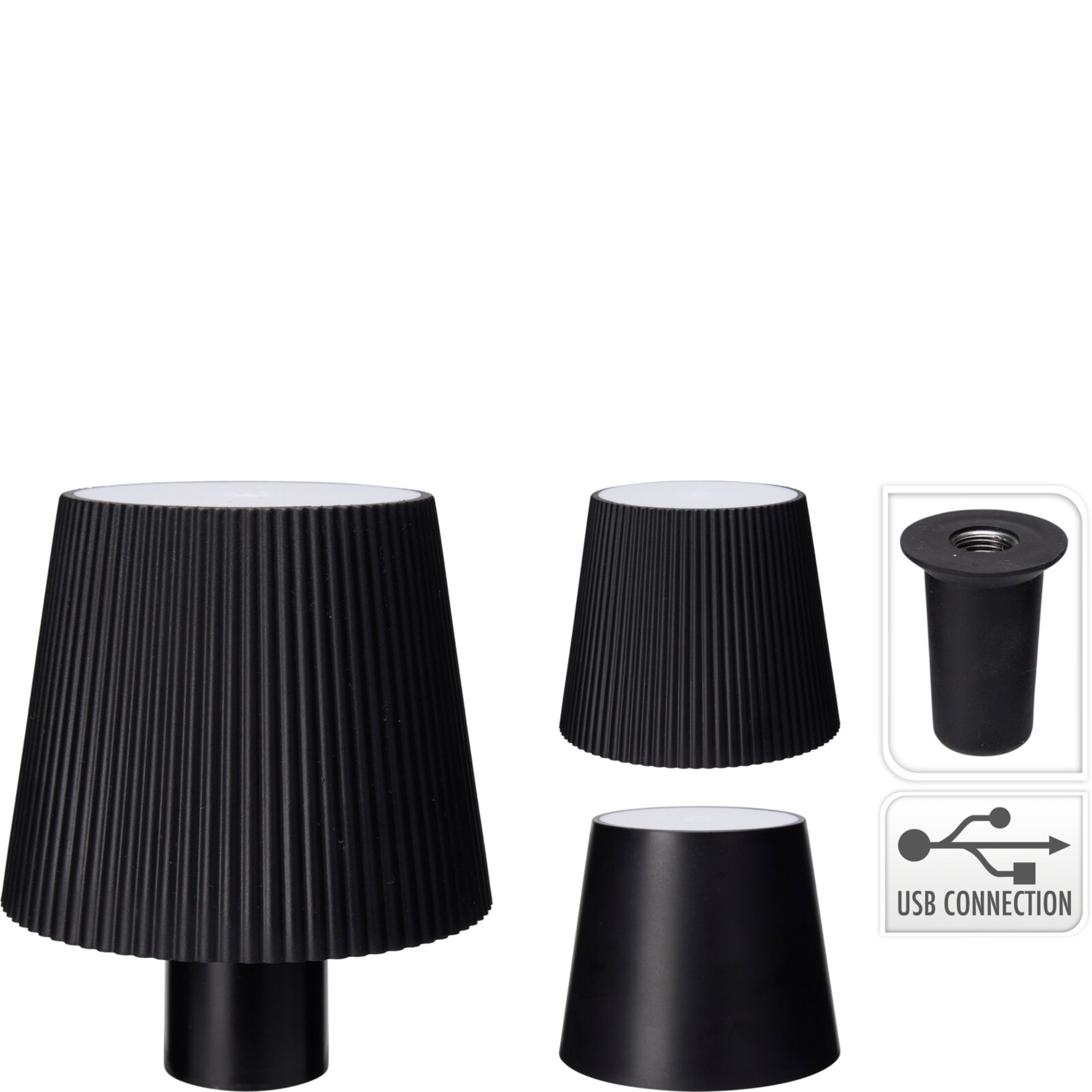 LED-Flaschen-Aufsatzleuchte Talia