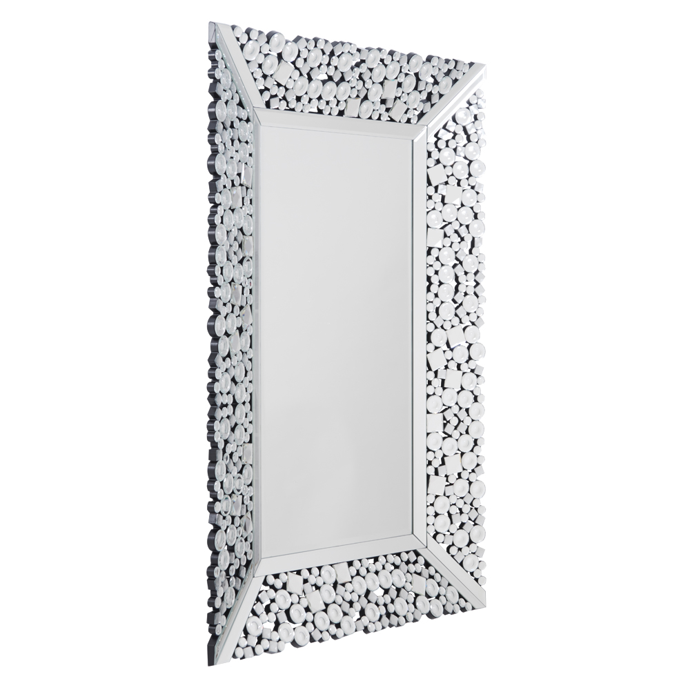 Wandspiegel mit Glaskristallen Crystal