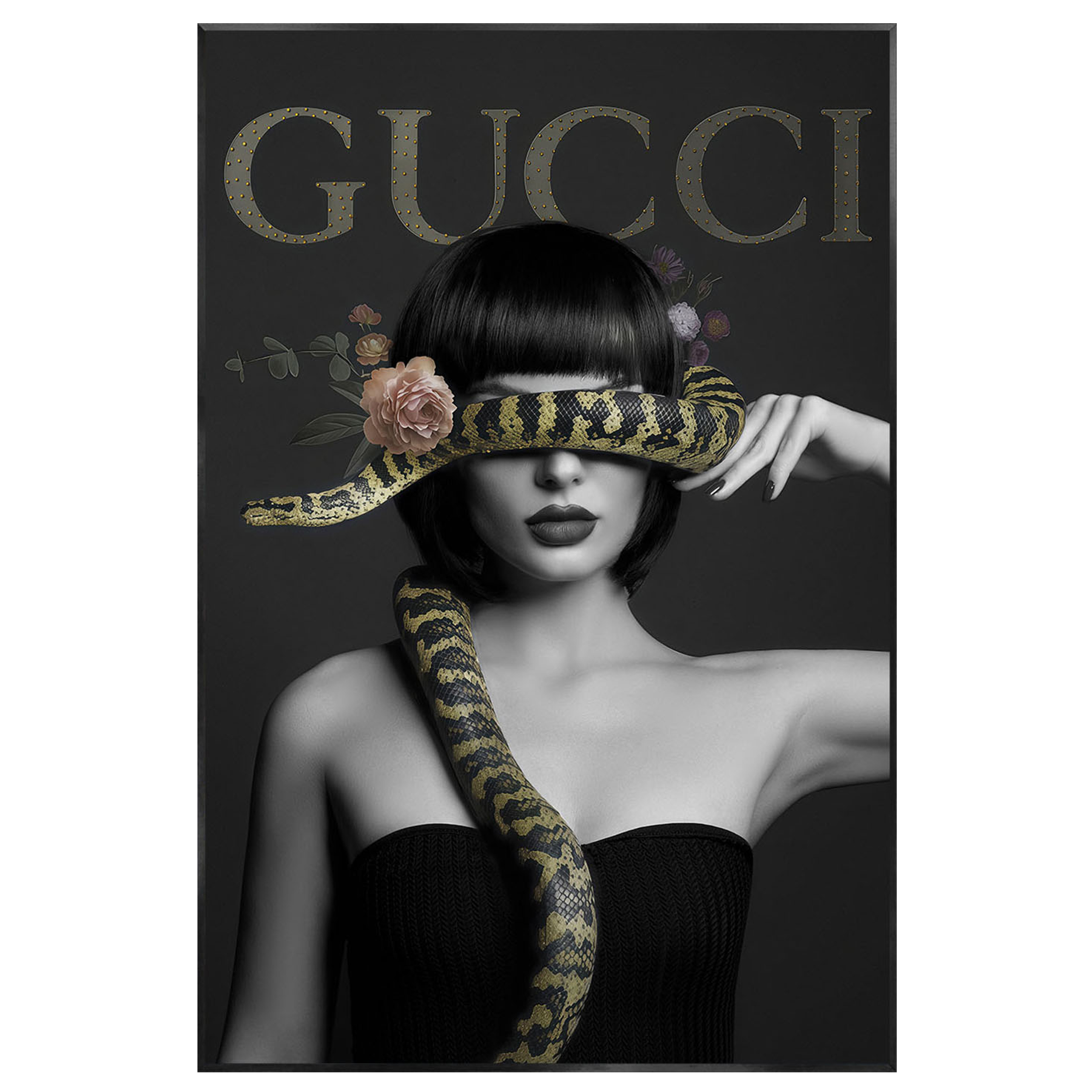 Glasbild Lady Gucci I