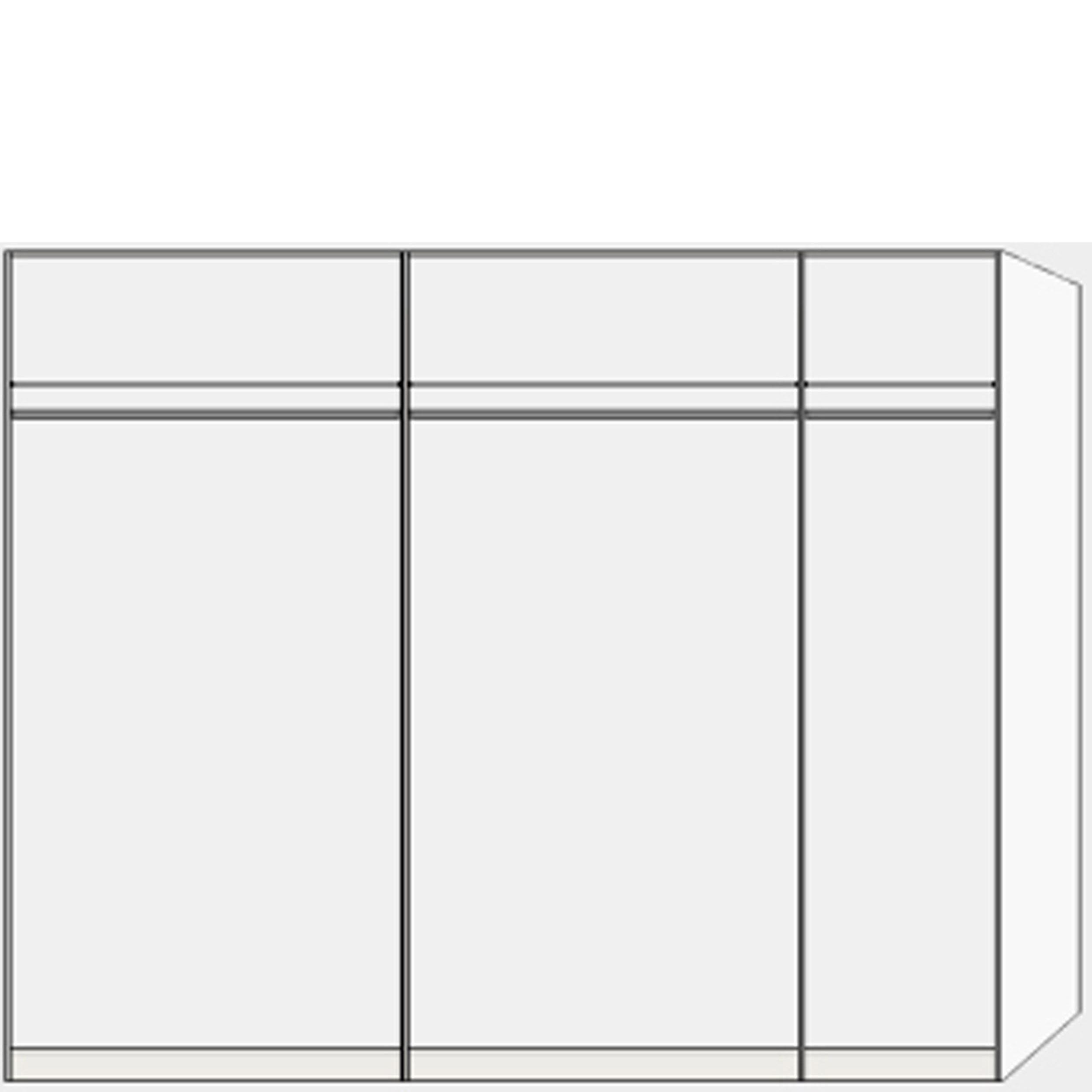 Schwebetürenschrank  2-trg. Slideline
