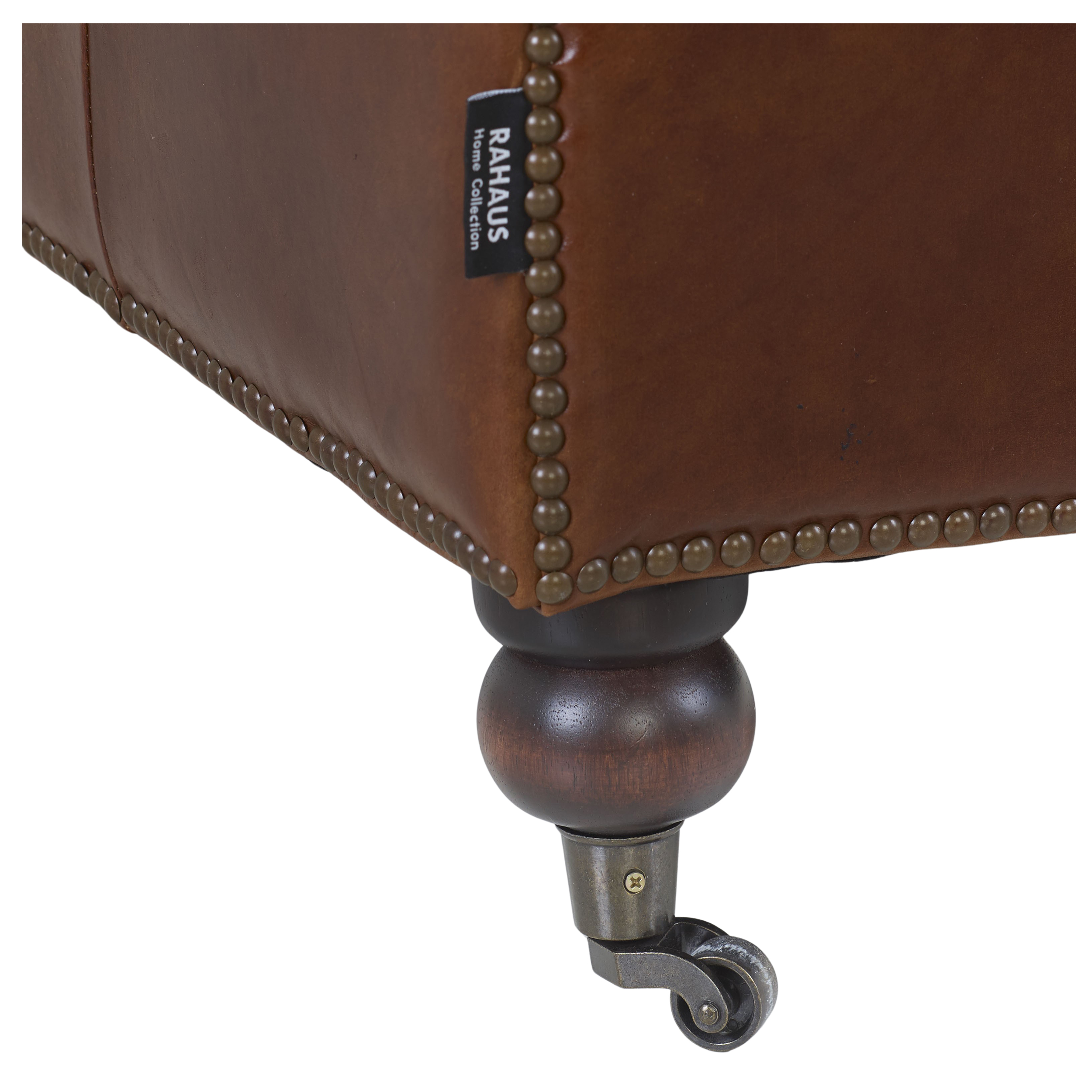 Sofa 2-sitzig (m. Rollenfüßen) Old Chesterfield