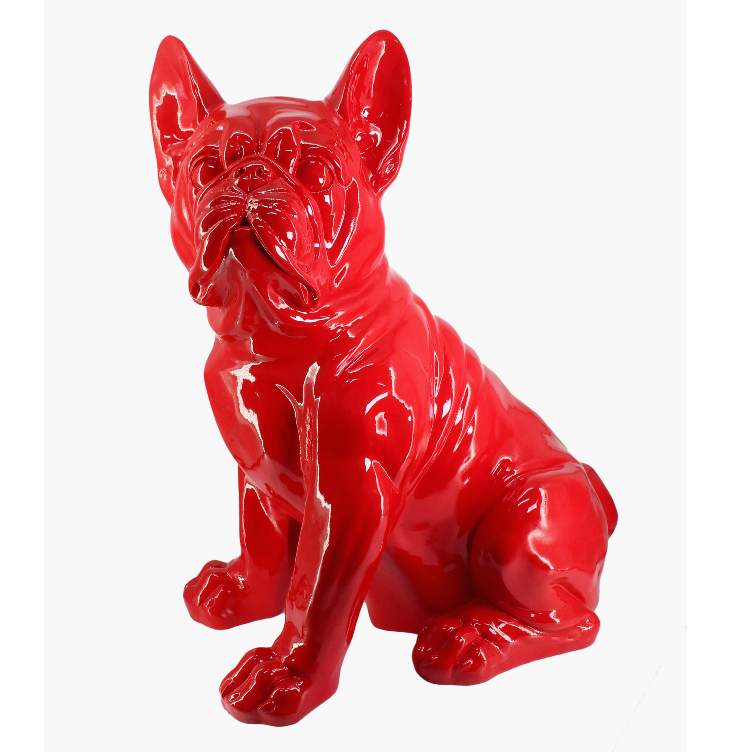 Dekofigur  XXL Bulldogge sitzend