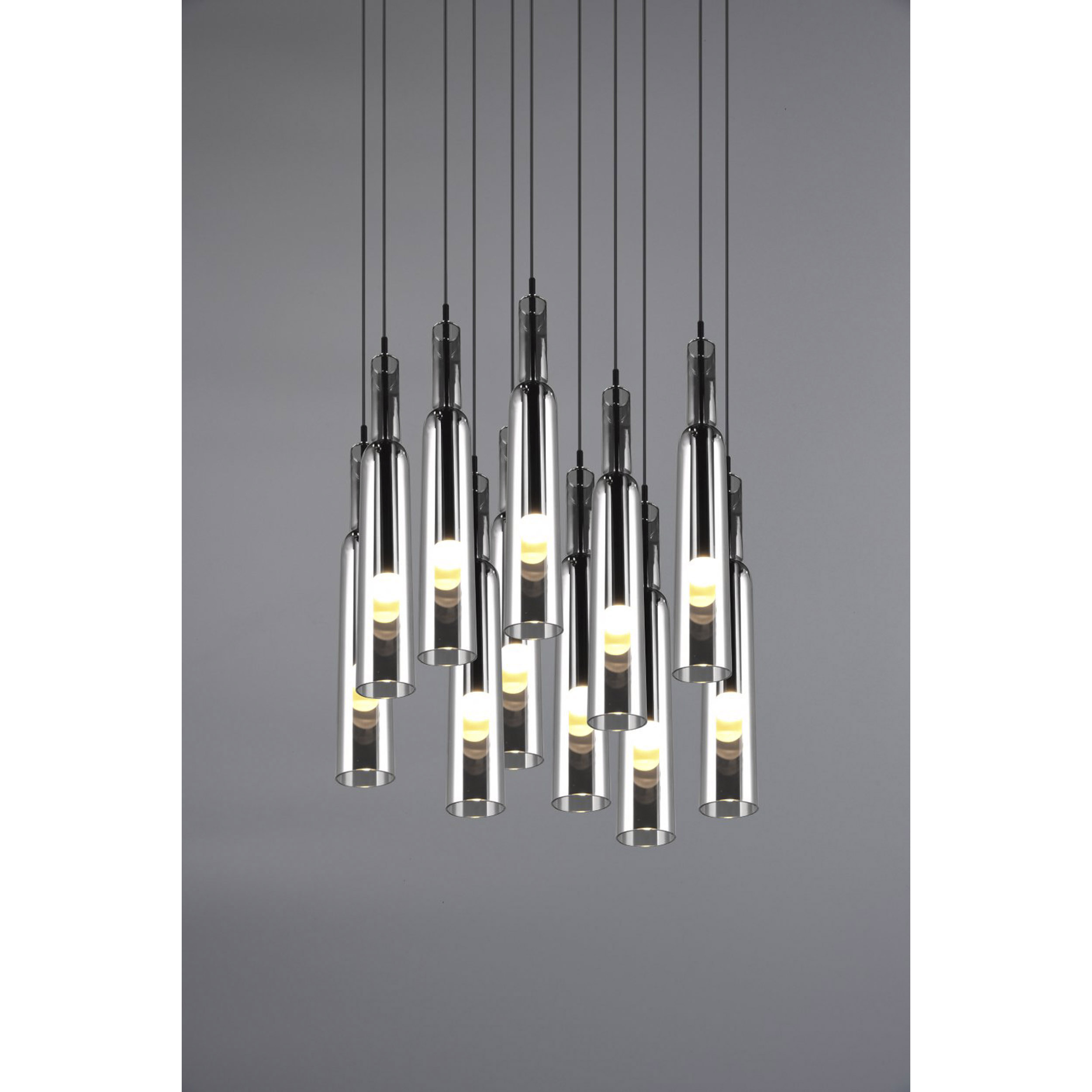 LED-Pendelleuchte  11-flg. Tubolato II