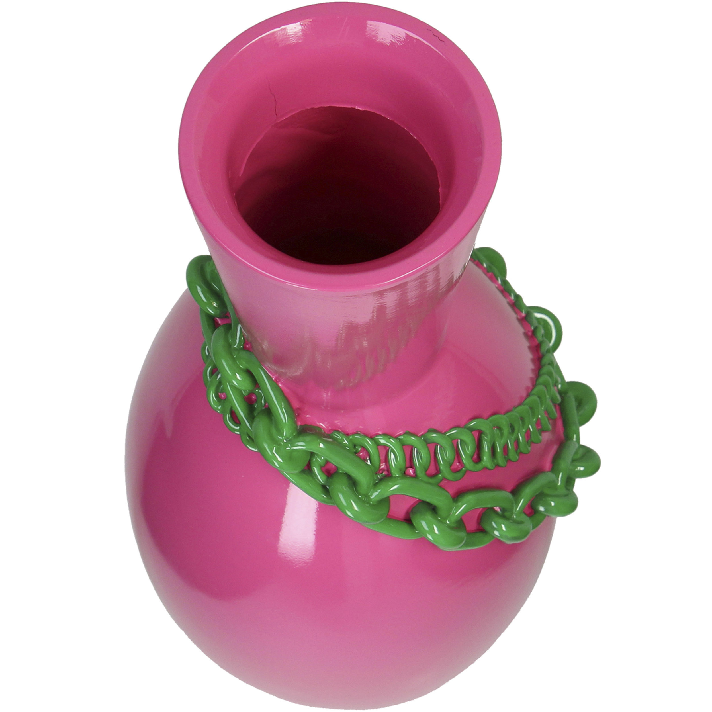 Vase Green Chains