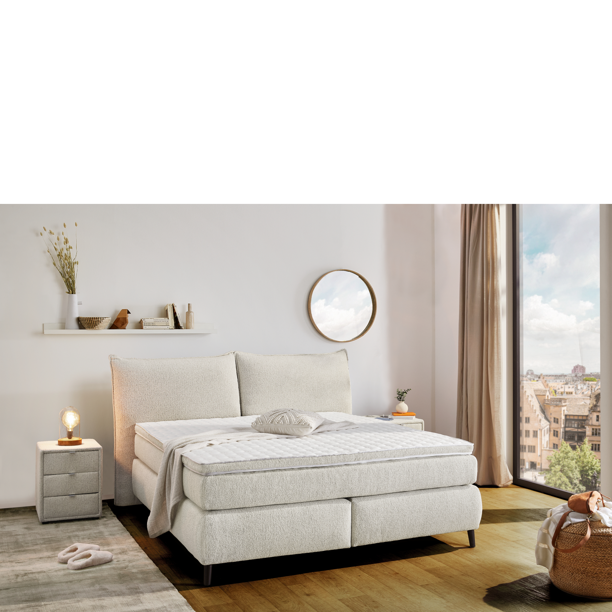 Boxspringbett  180 x 200 cm Finca
