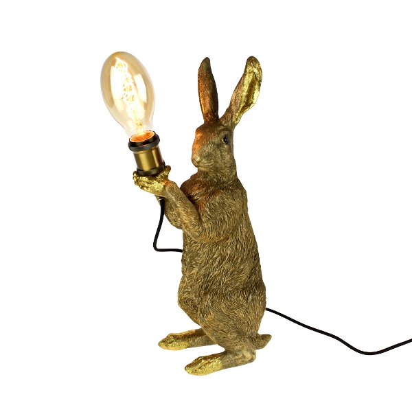 Tischleuchte  1-flg. Golden Rabbit