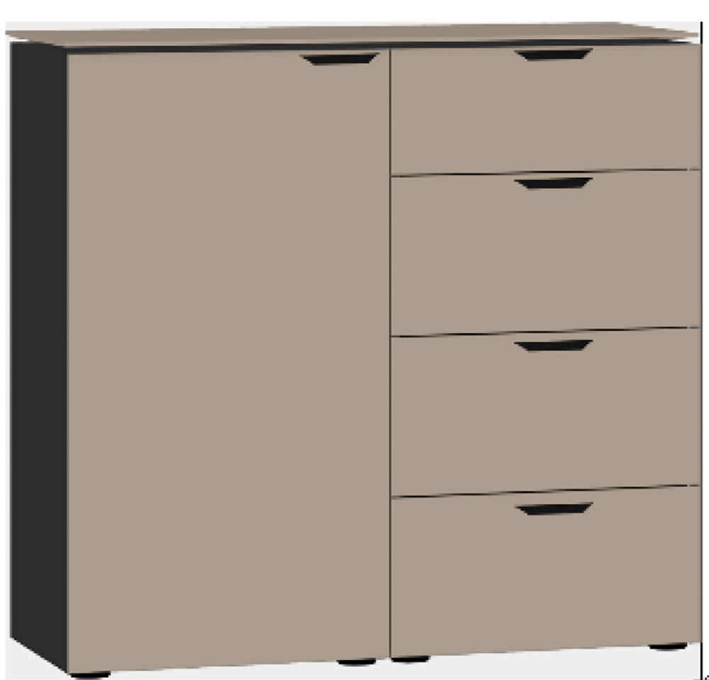 Kommode  1 Tür / 4 Schübe Typ 08