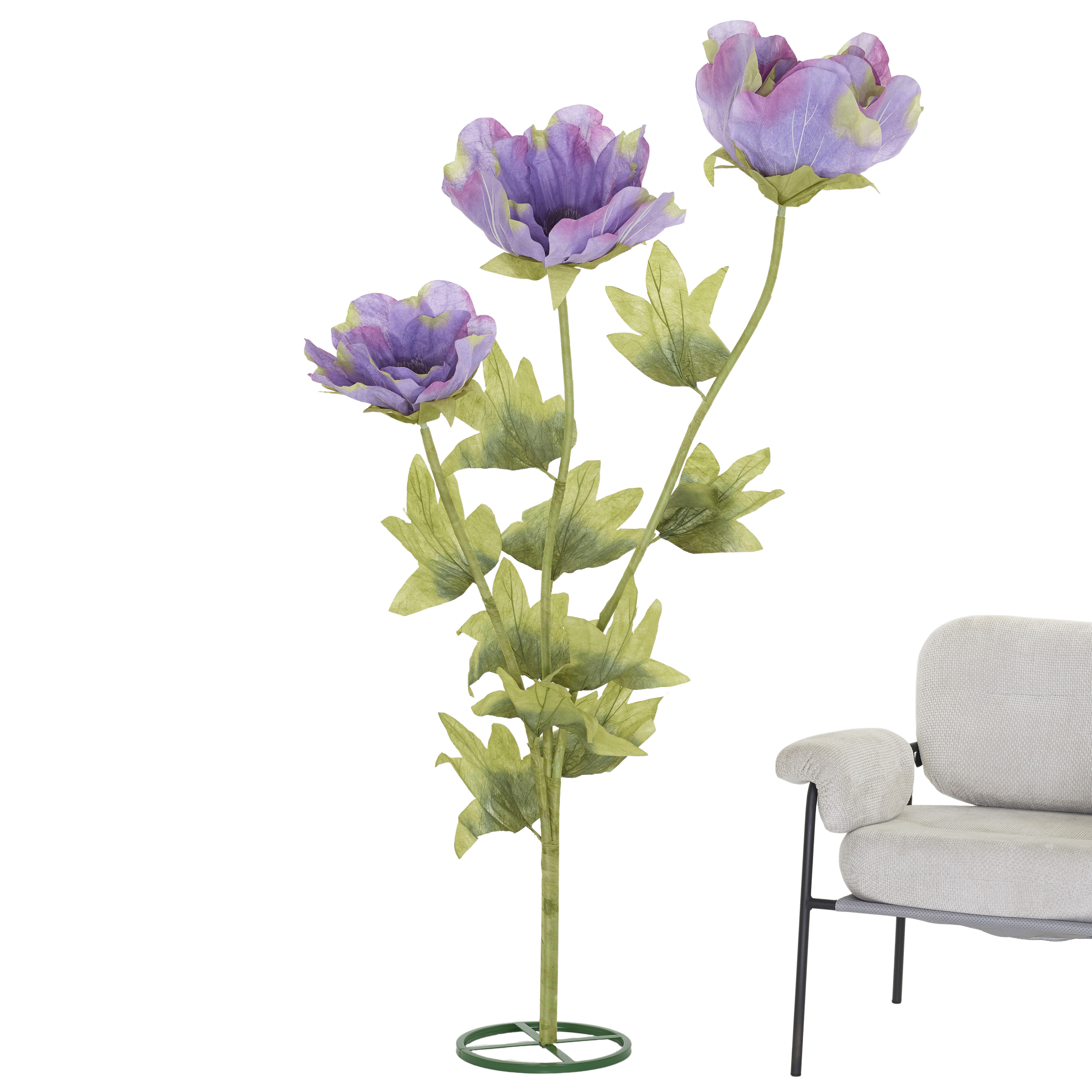 XXL-Kunstpflanze Pfingstrose