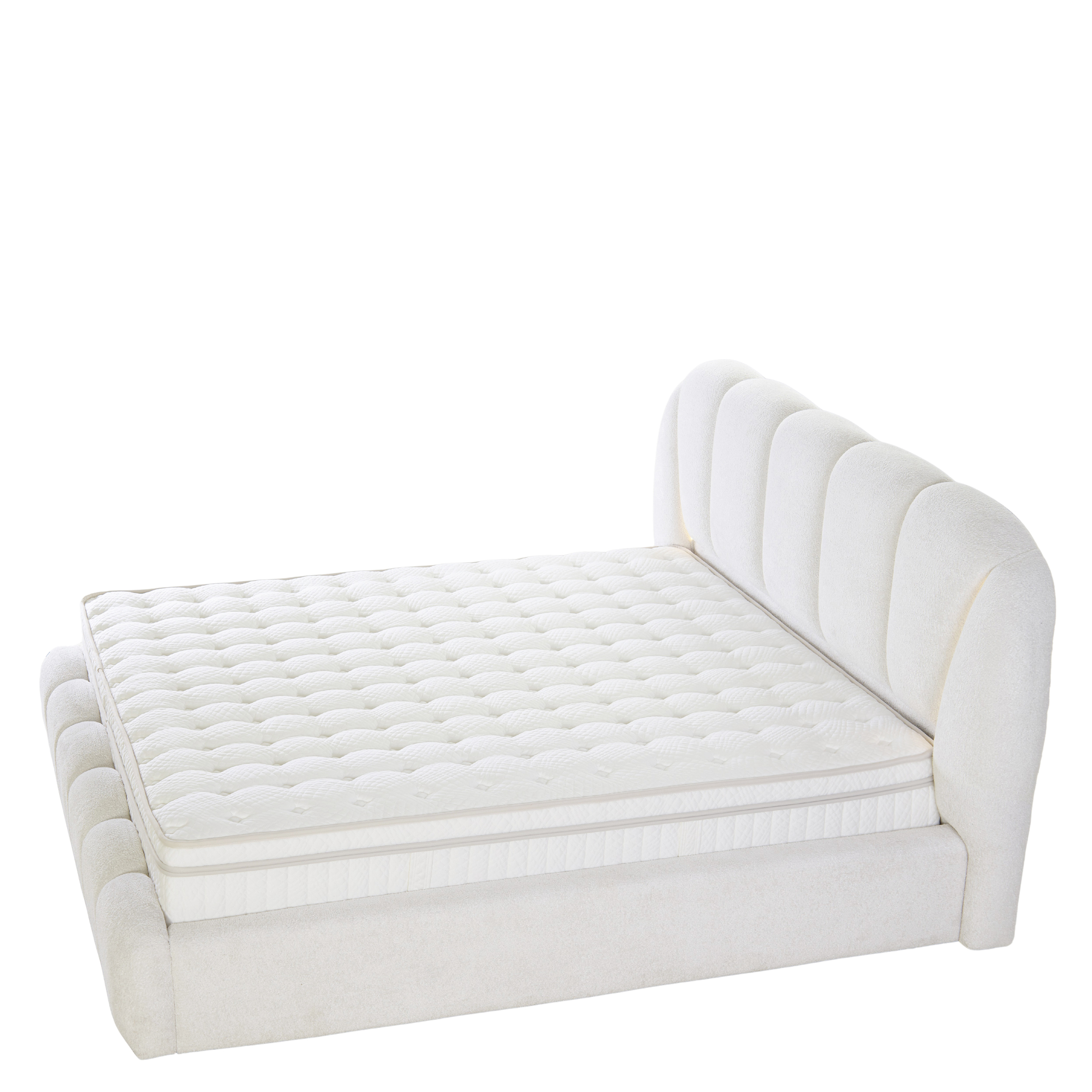Polsterbett mit LED King