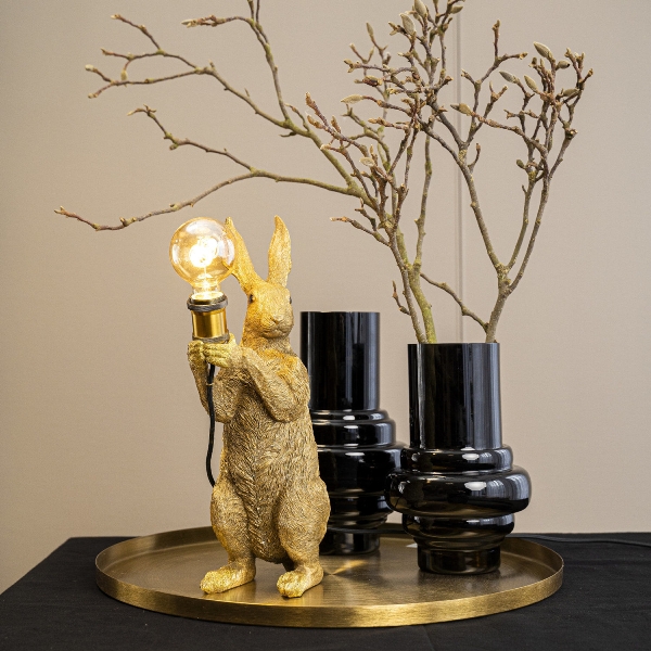 Tischleuchte  1-flg. Golden Rabbit