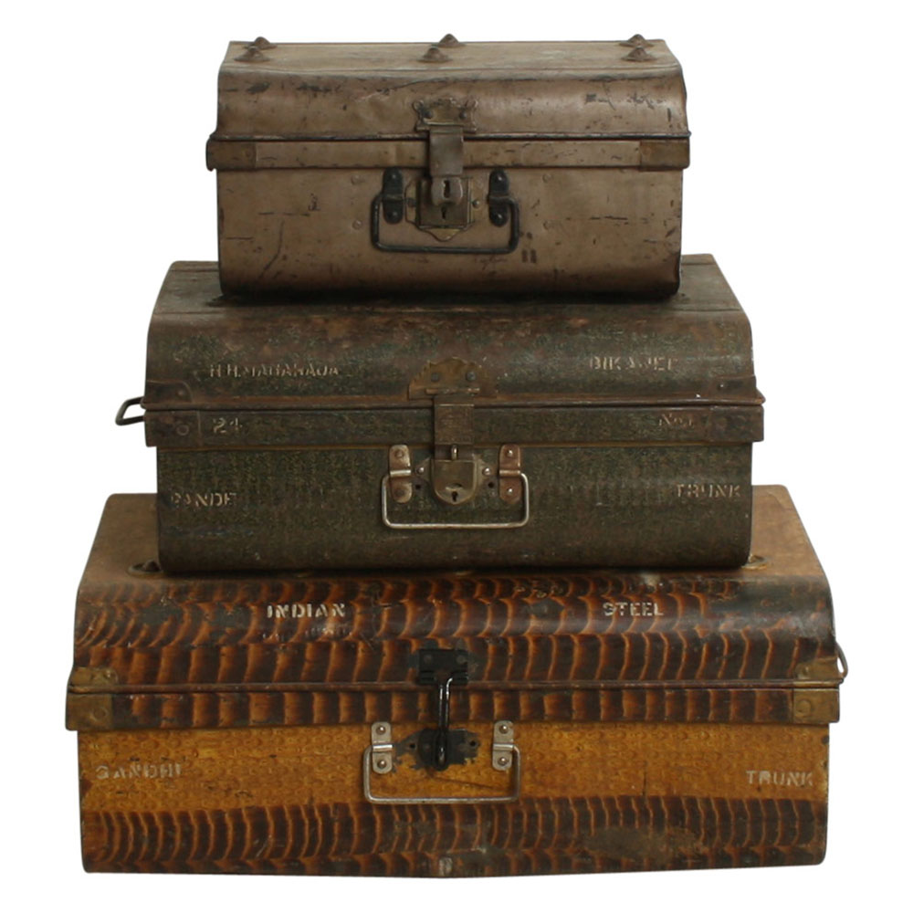alter Metallkoffer Trunk