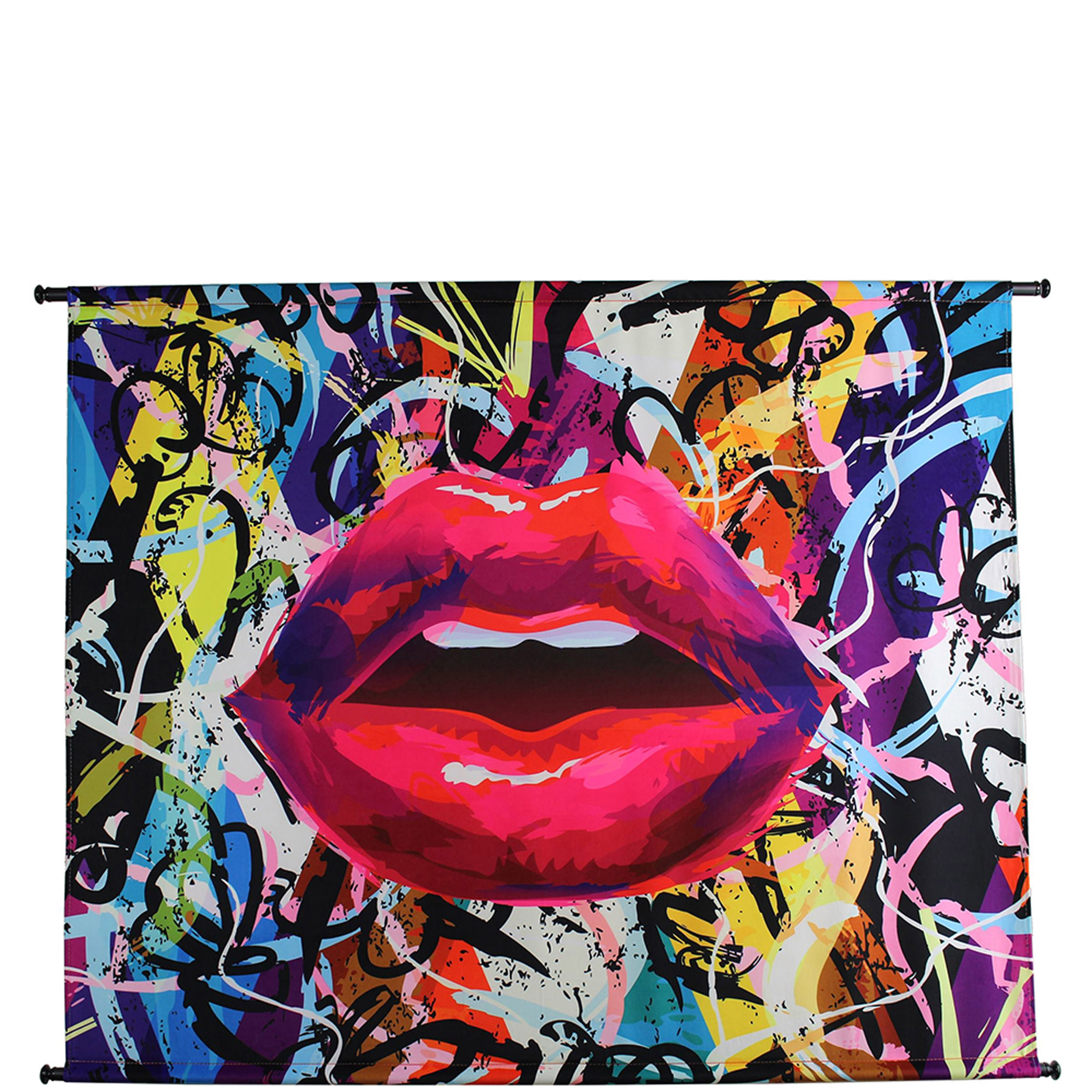 Wandbehang mit Wandhalterungen Kiss Wandbehang mit Wandhalterungen Kiss