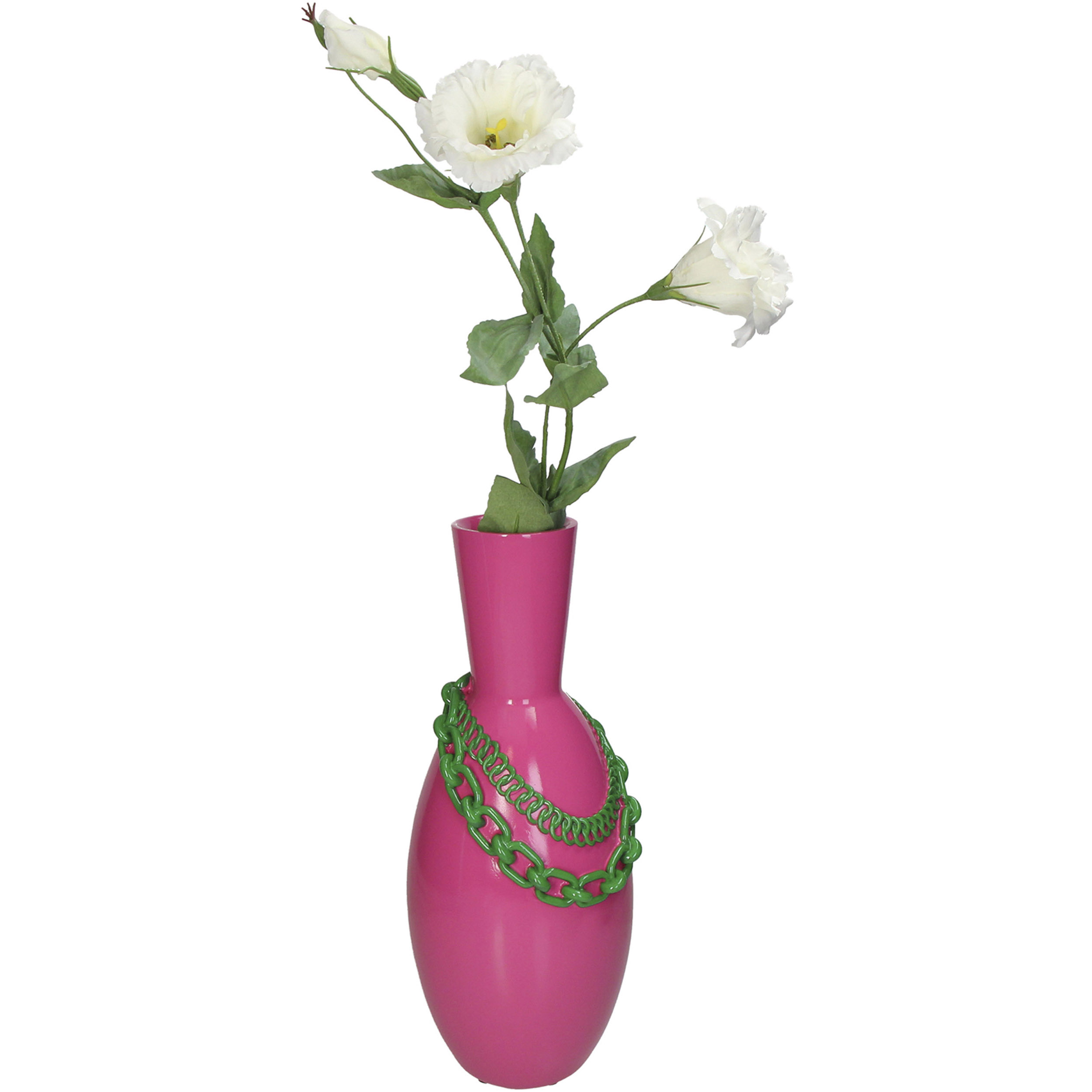 Vase Green Chains