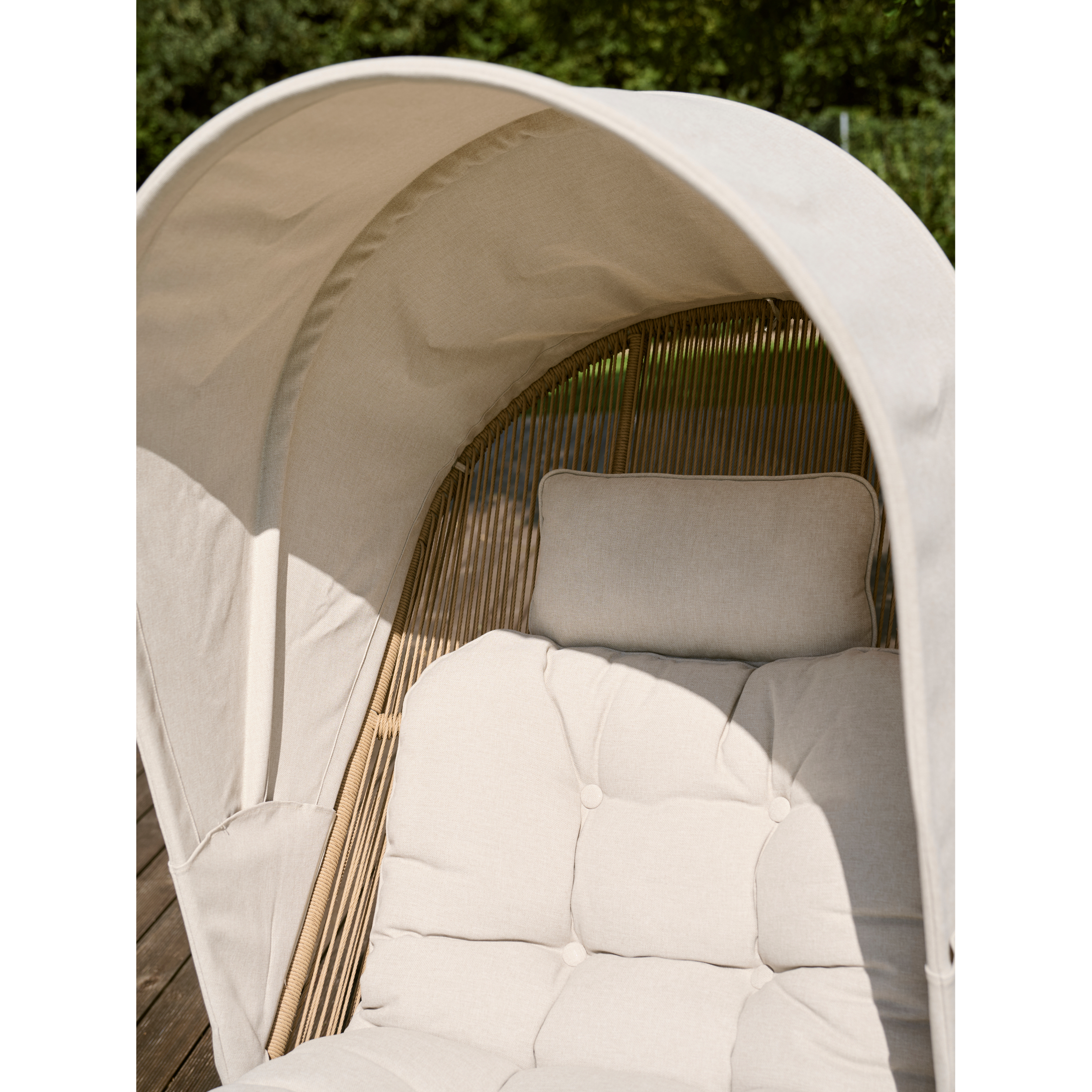 Relaxstuhl mit Sonnendach Wangerrooge