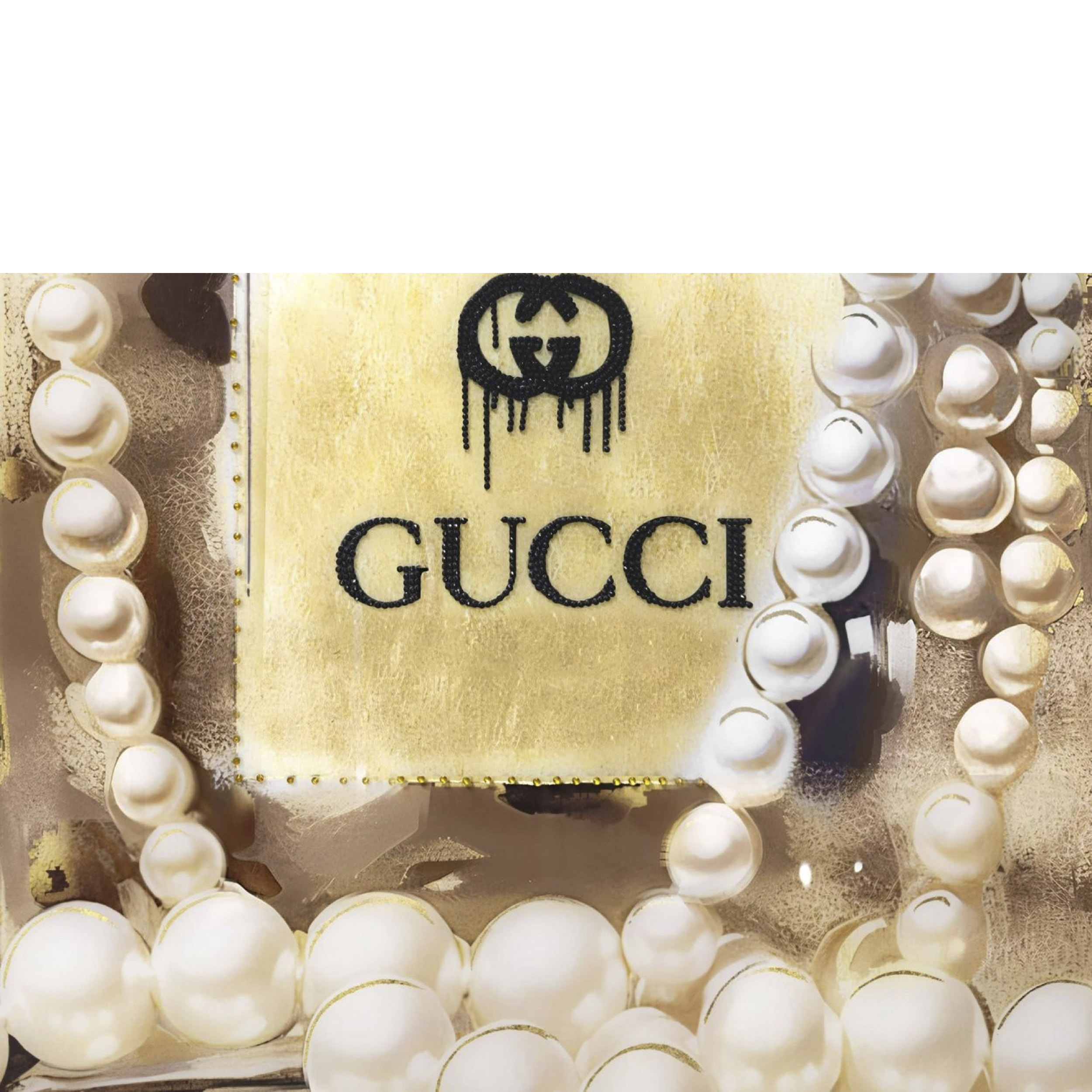 Wandbild Gucci Flacon