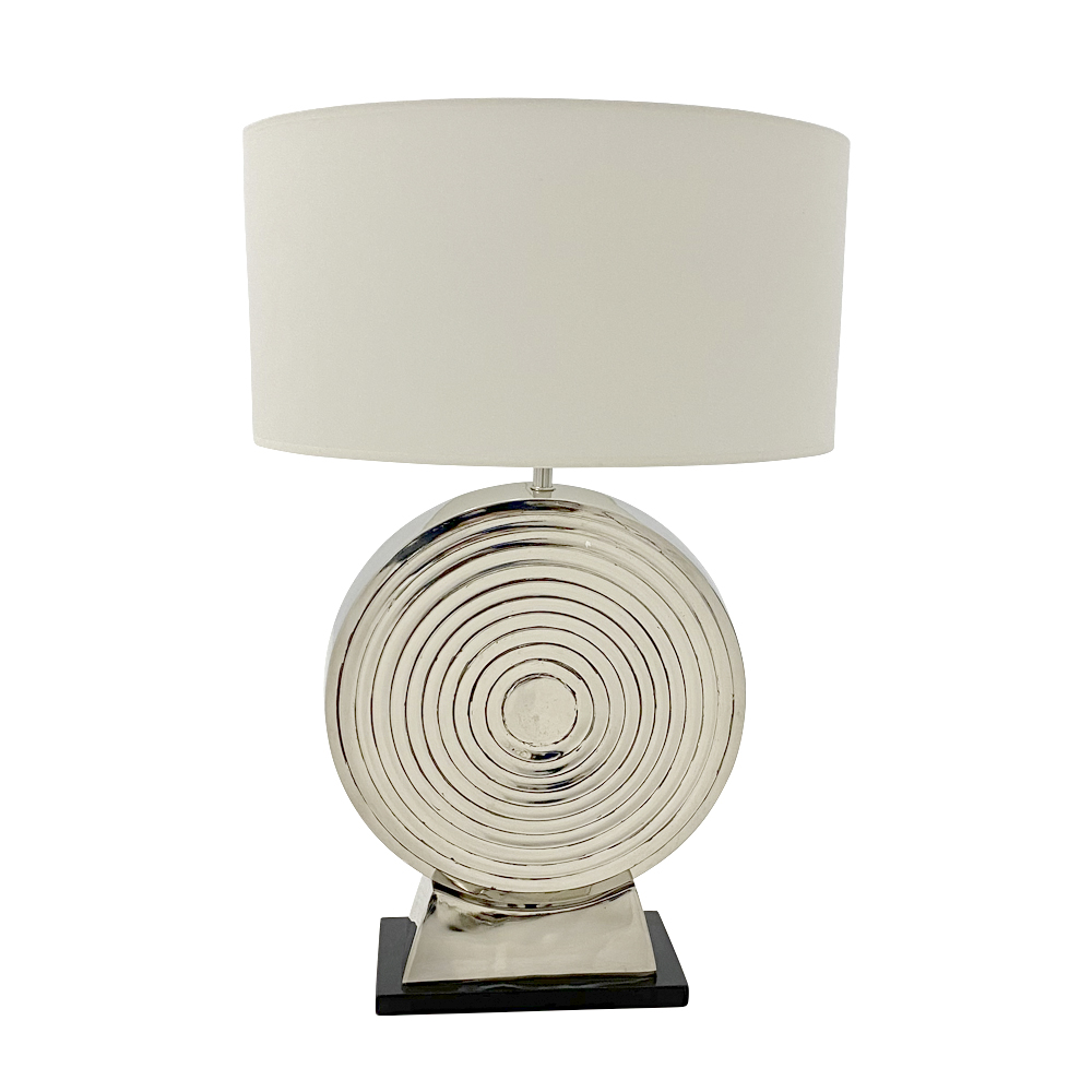 Tischleuchte 1-flammig Kreis        (E27 / 60 Watt)