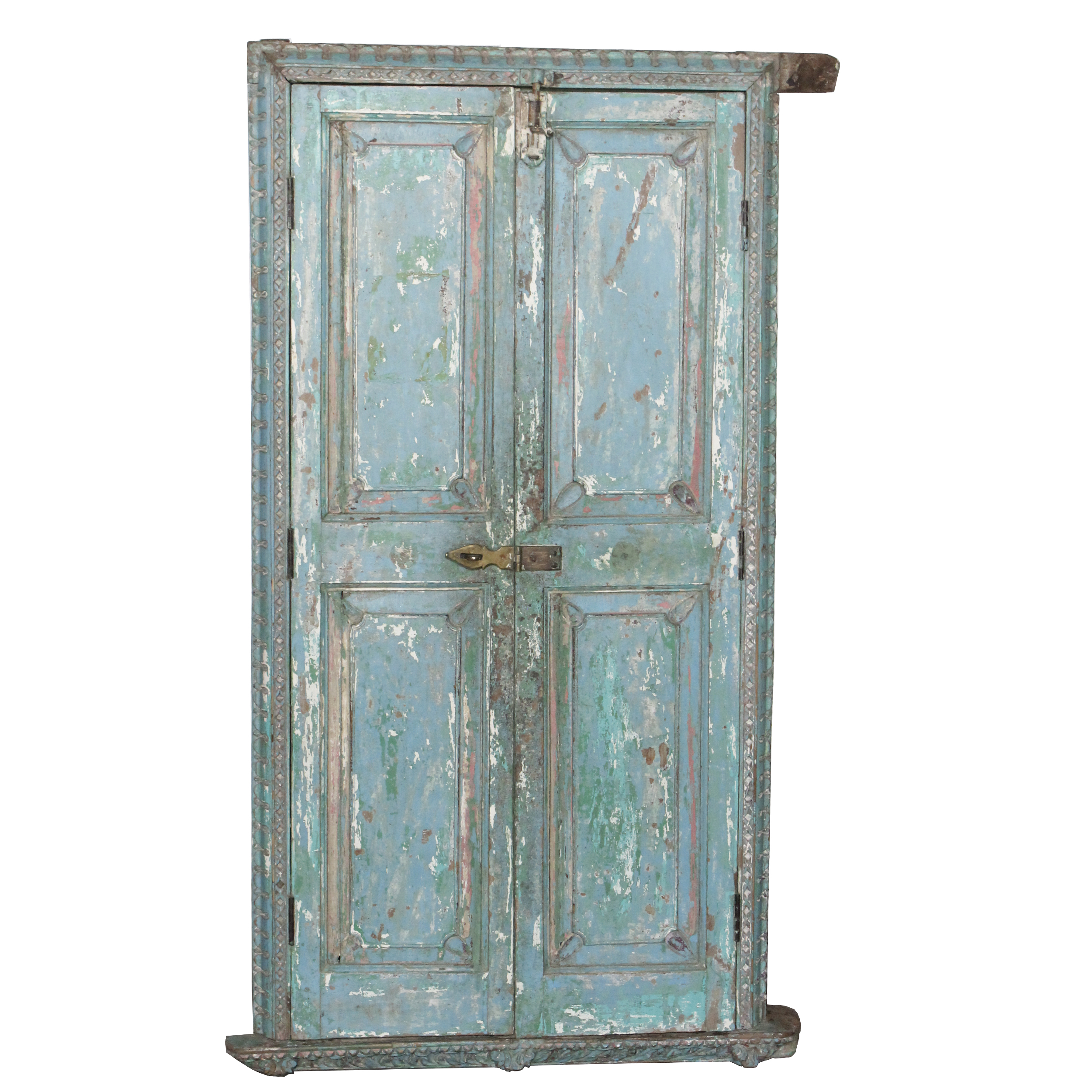 alter Fensterladen mit Spiegel