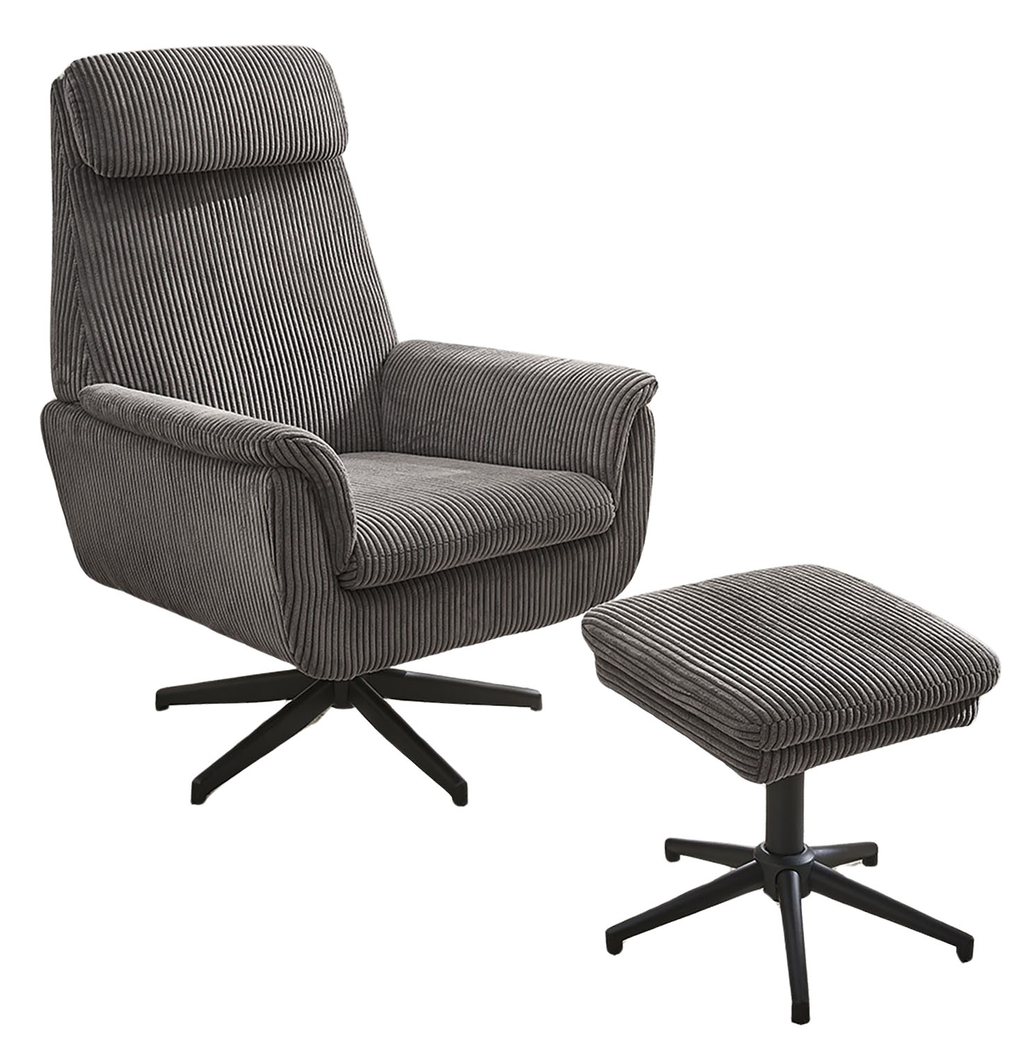Relaxsessel mit Fußhocker Louis