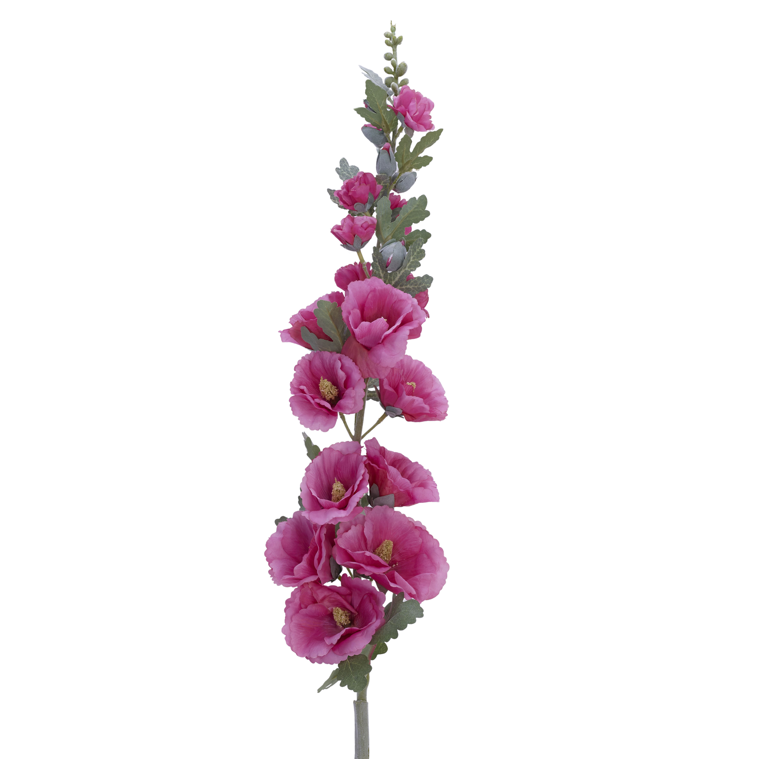 Kunstblume Stockrose