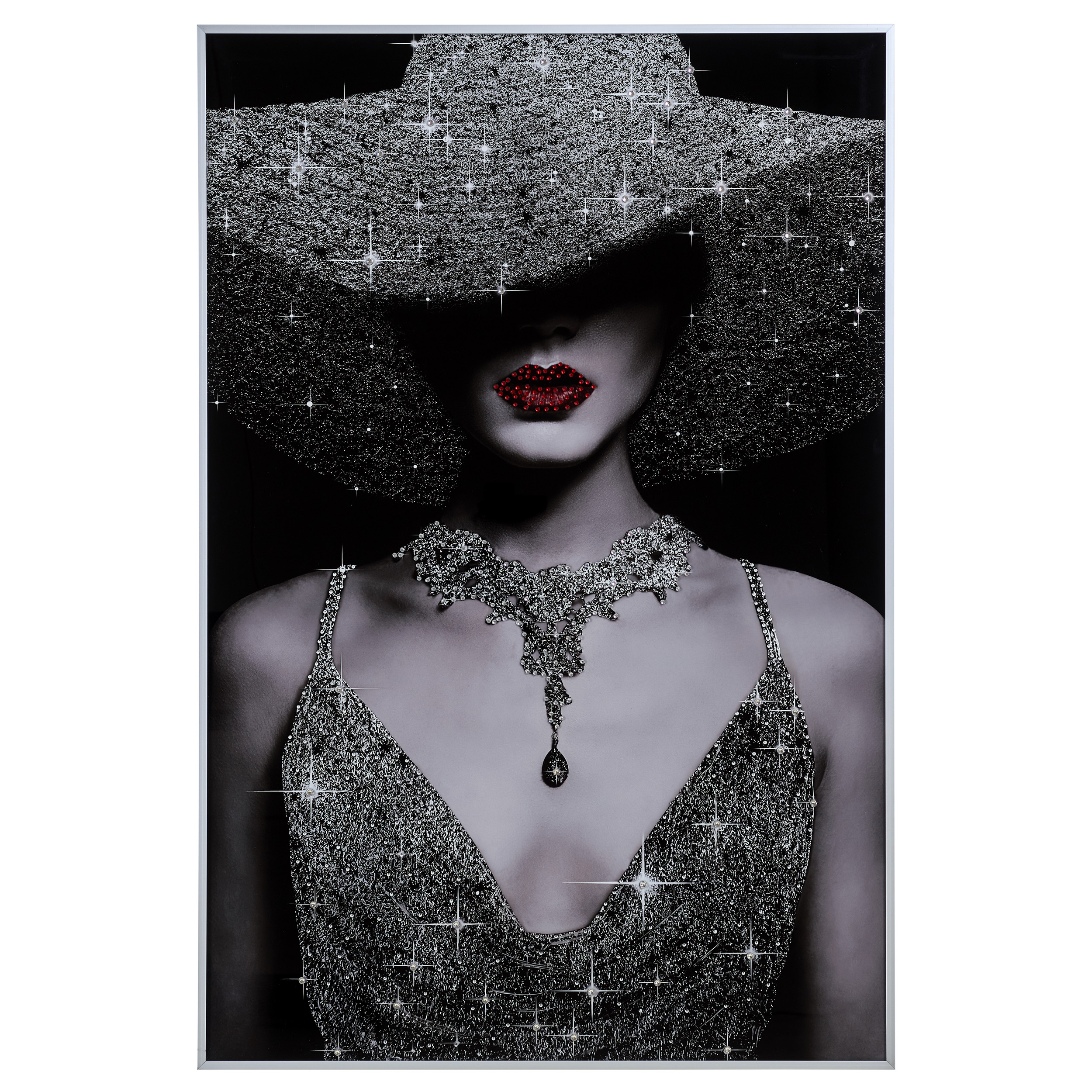 Glasbild Lady Diamond