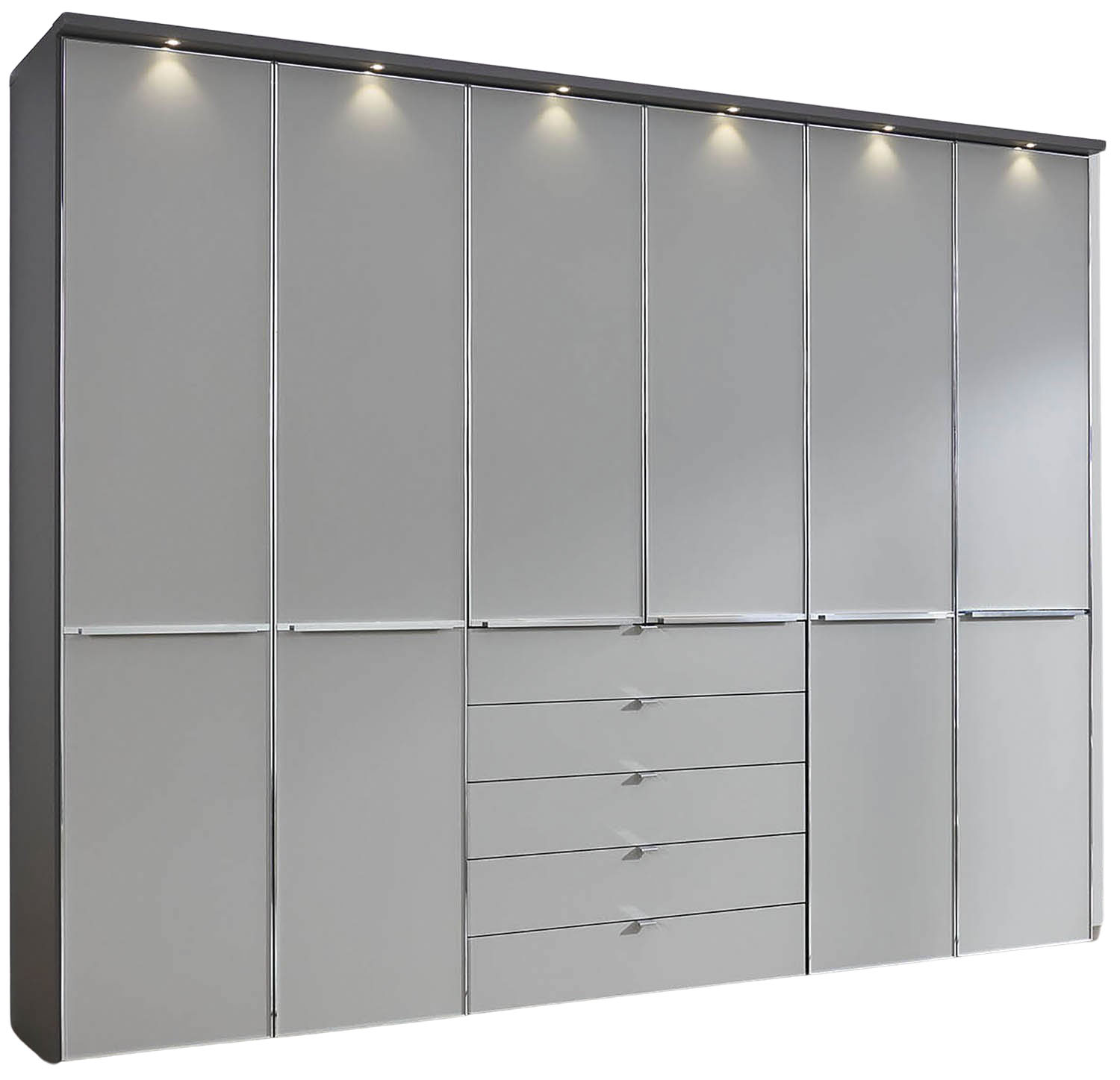 Drehtürenkleiderschrank 6-trg. Vermont
