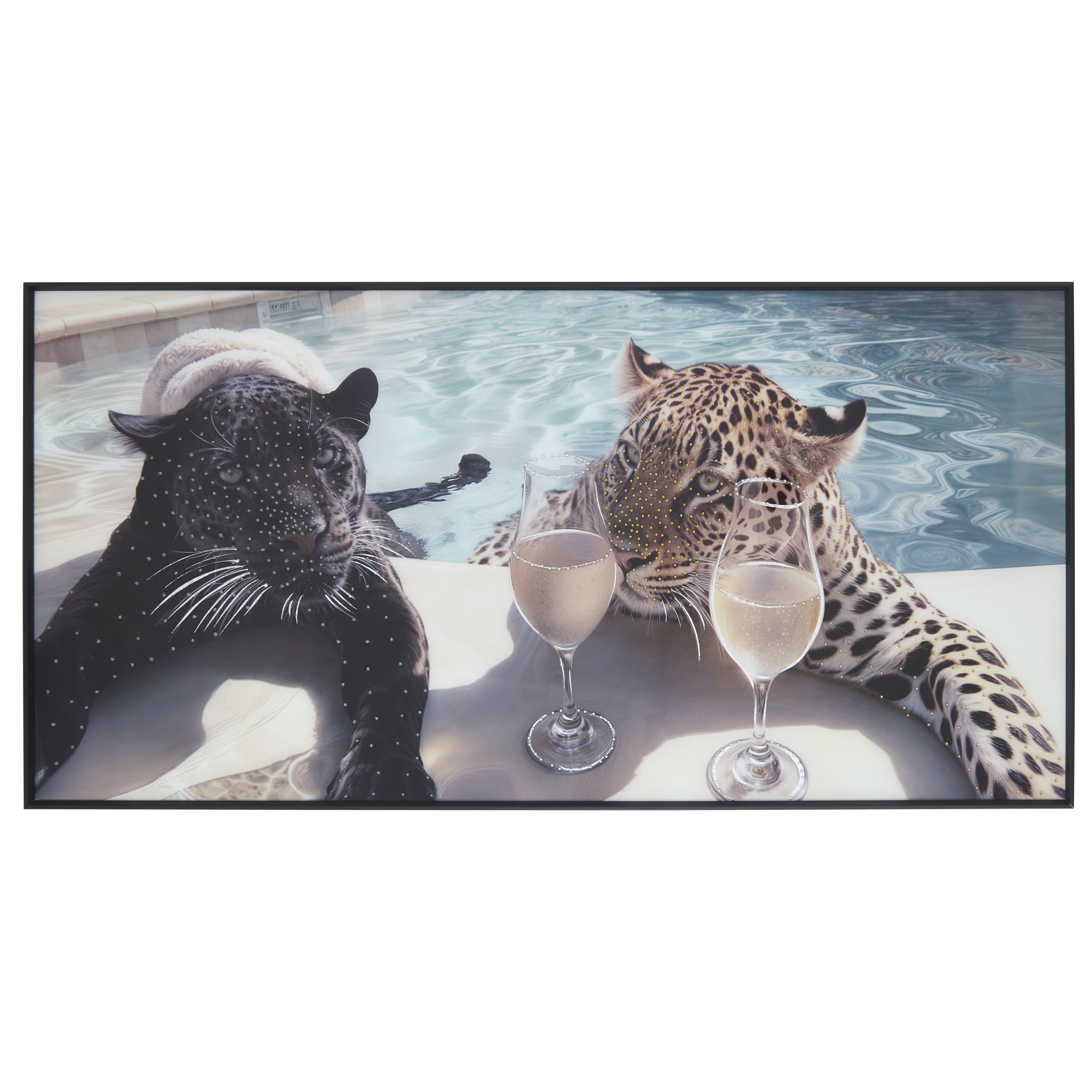 Wandbild Puma & Gepard