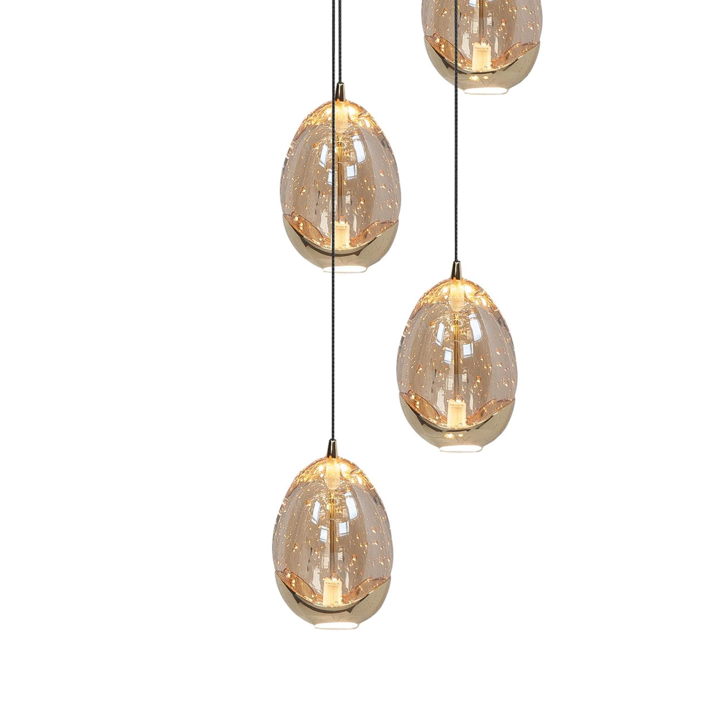 LED-Deckenleuchte  14-flammig Goldie