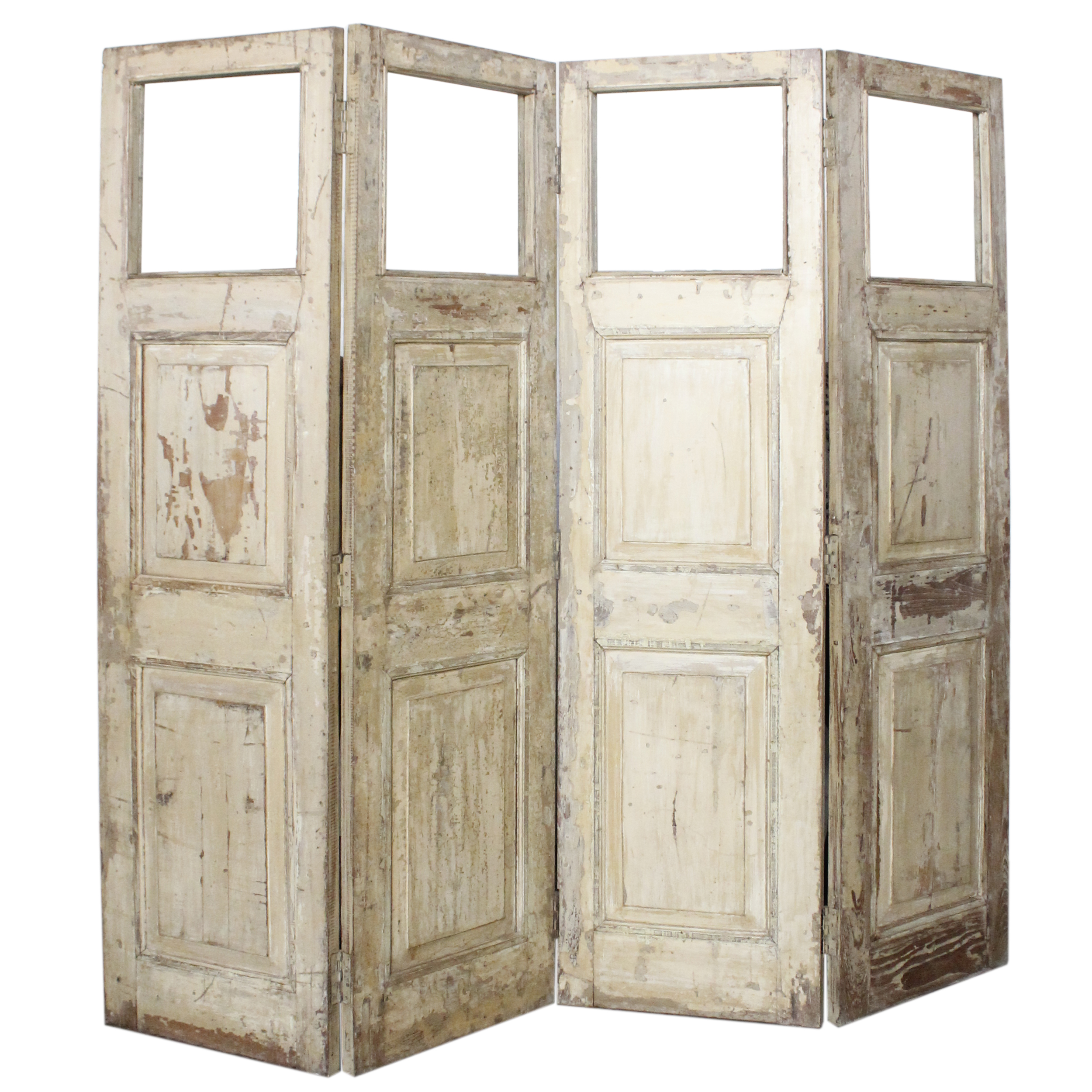 alter Paravent 4-teilig