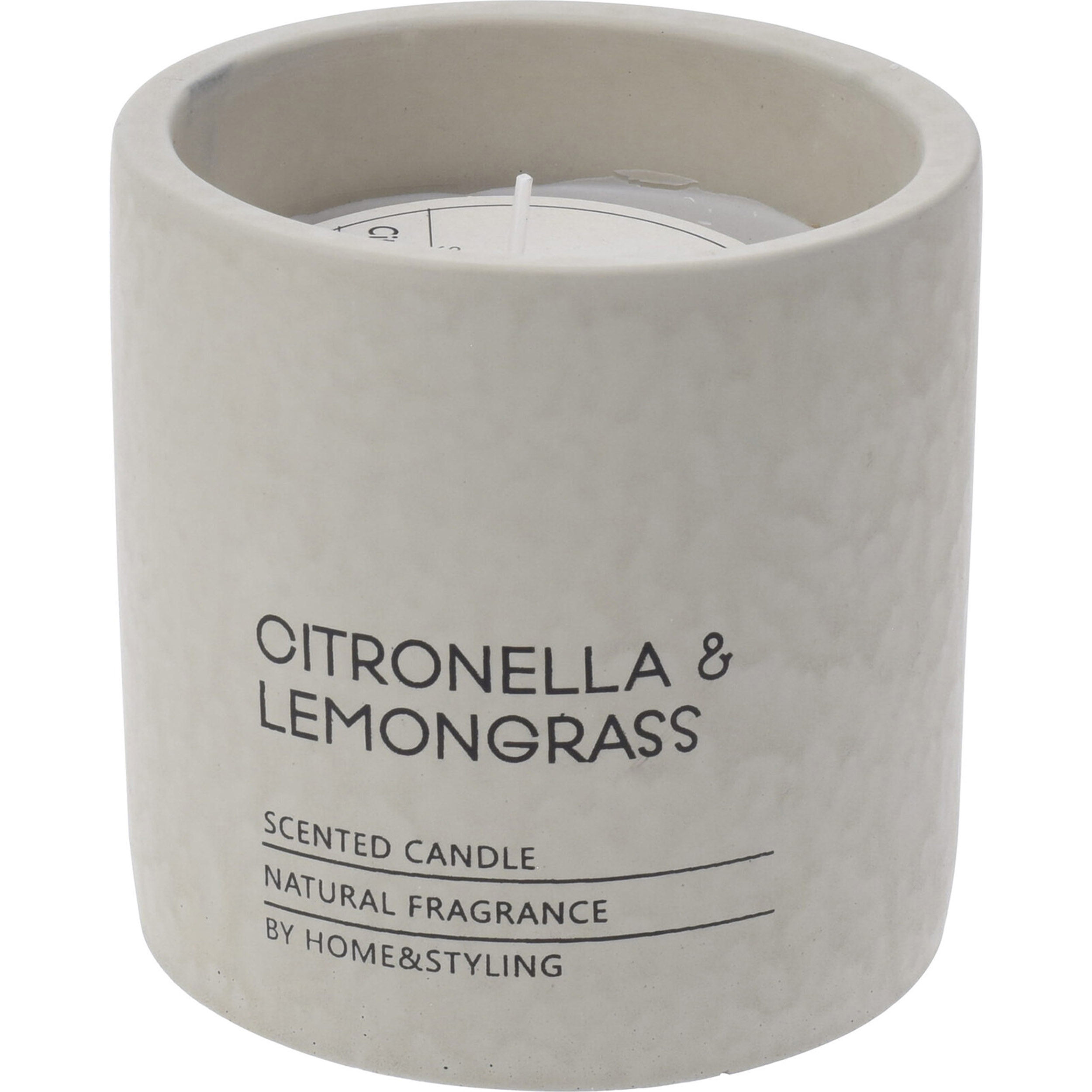 Duftkerze im Tontopf Citronella