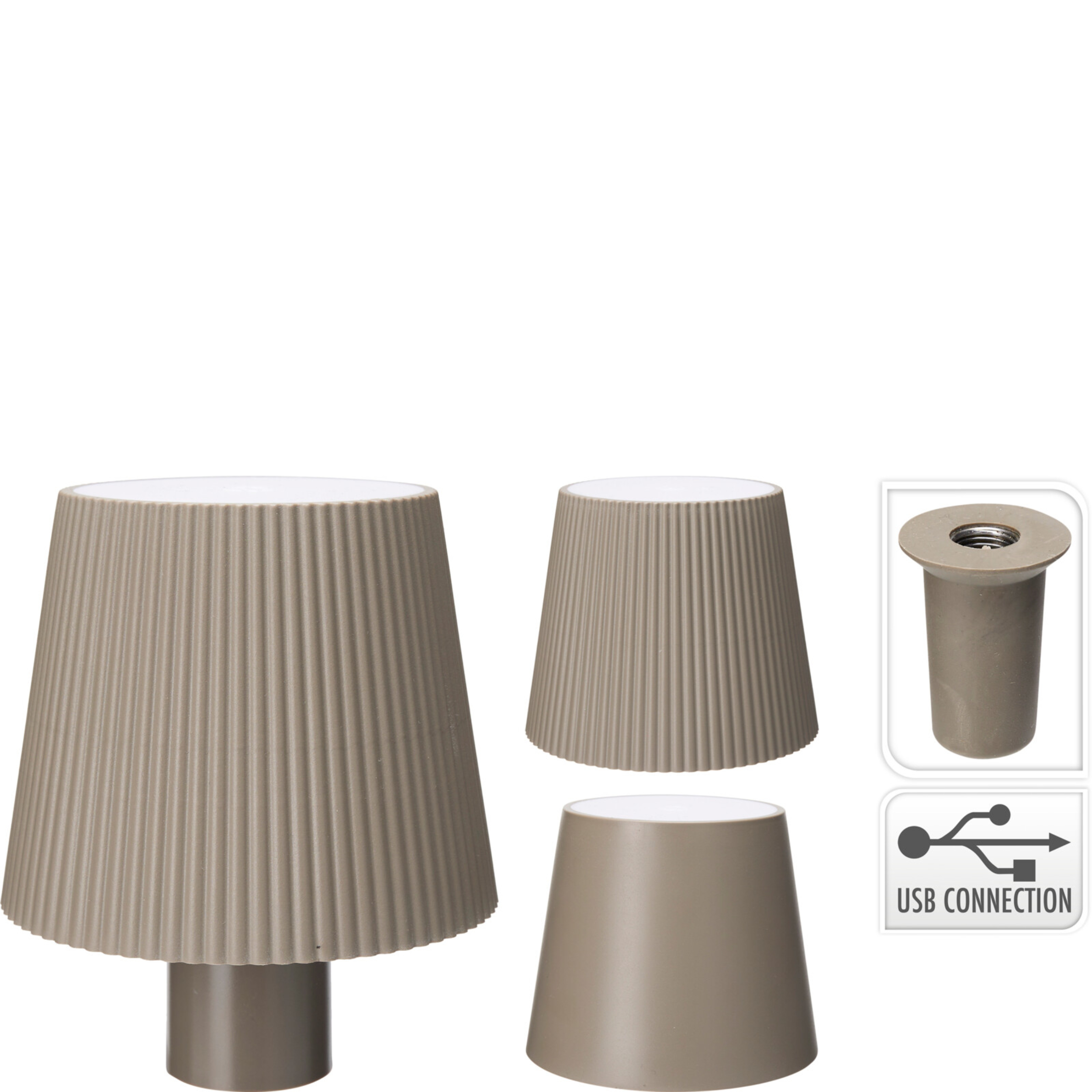 LED-Flaschen-Aufsatzleuchte Talia