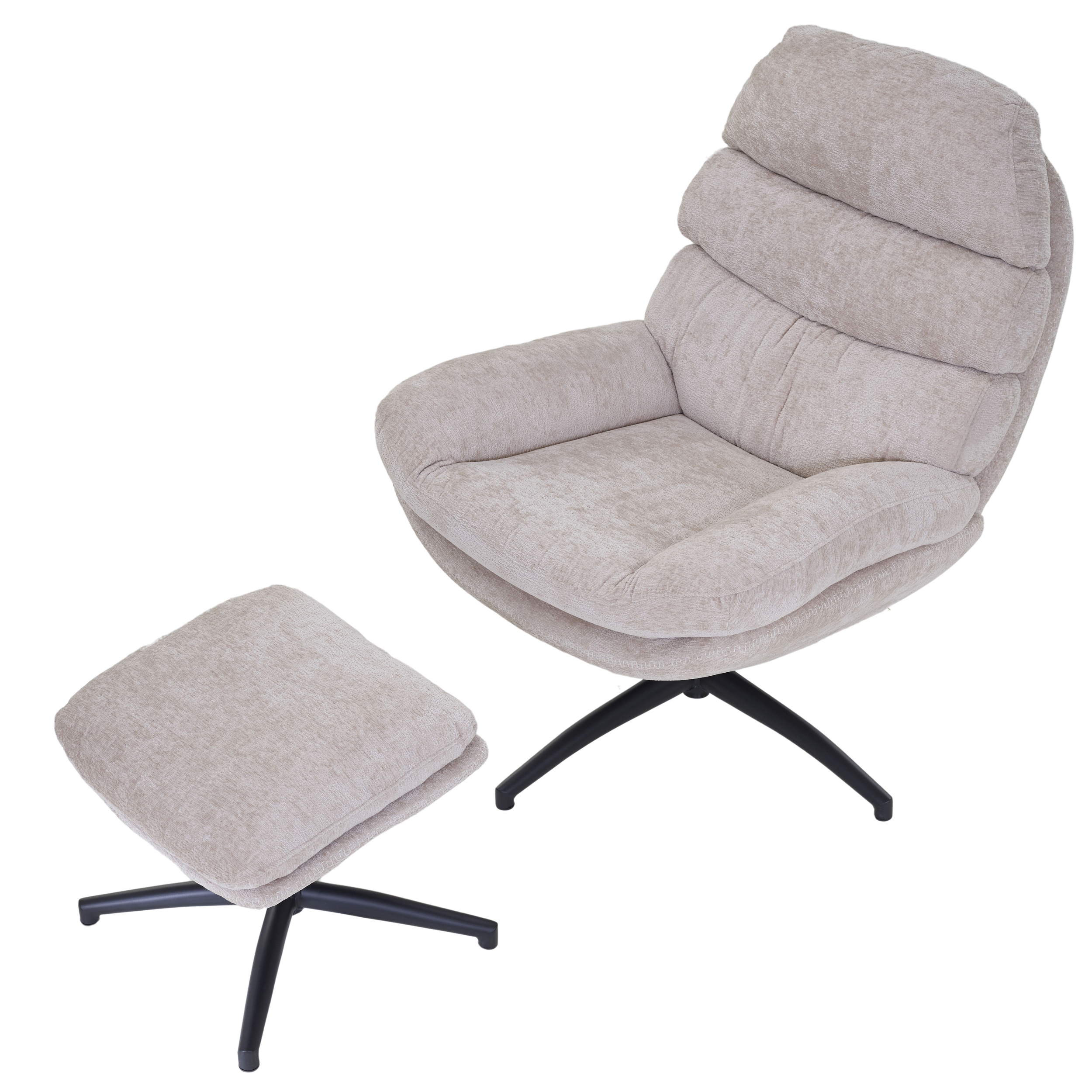 Relaxsessel mit Hocker Spacey