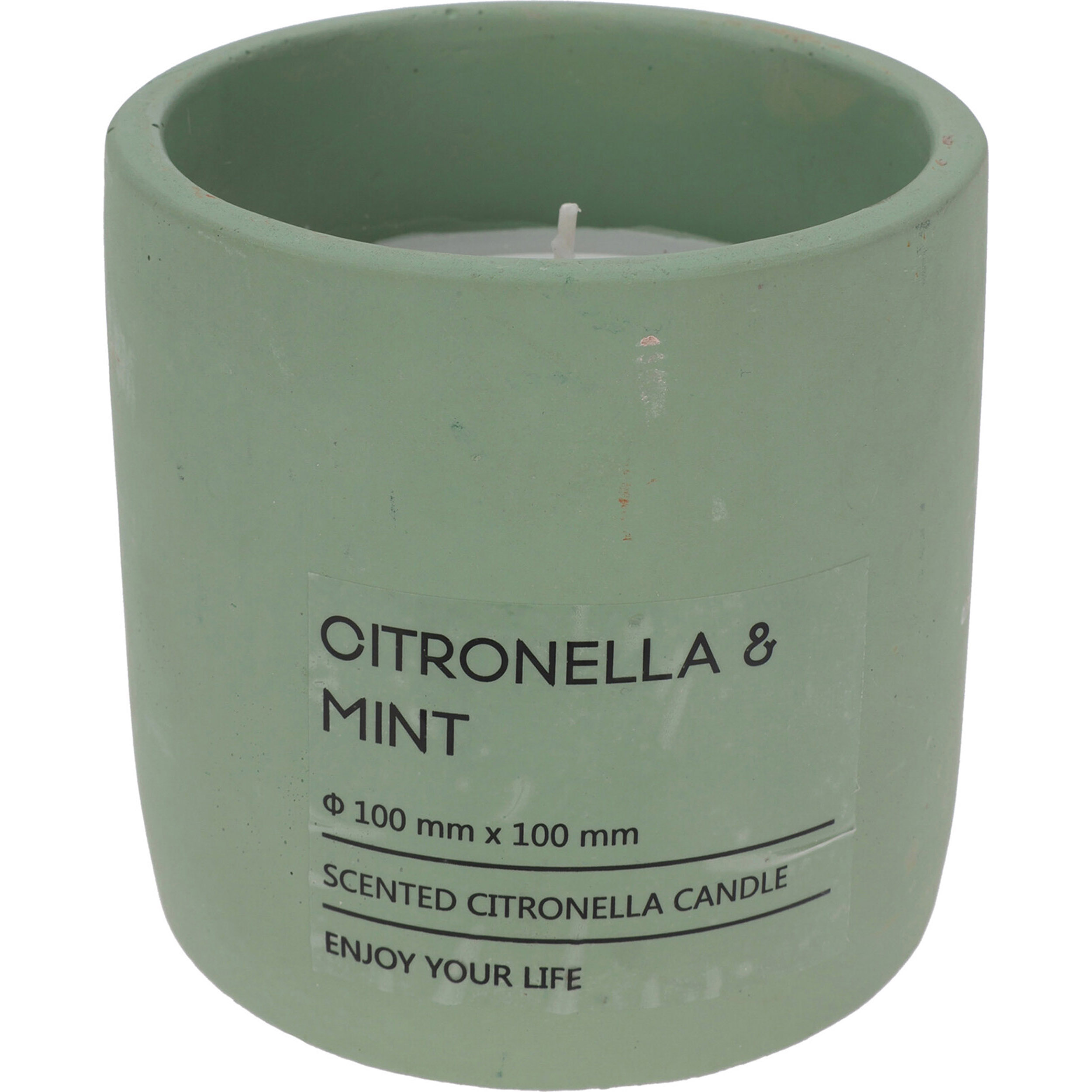 Duftkerze im Tontopf Citronella