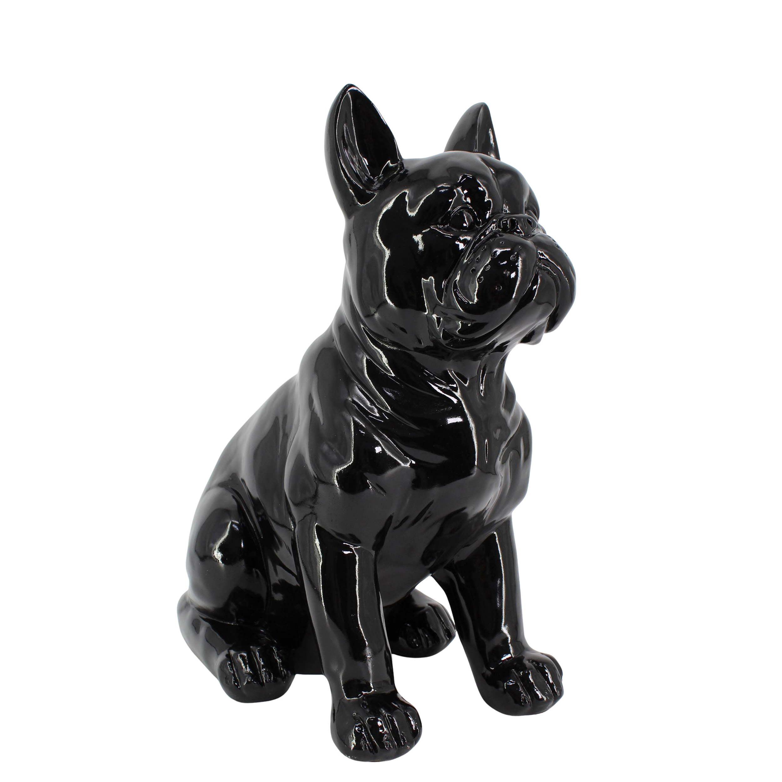 Dekofigur Bulldogge sitzend