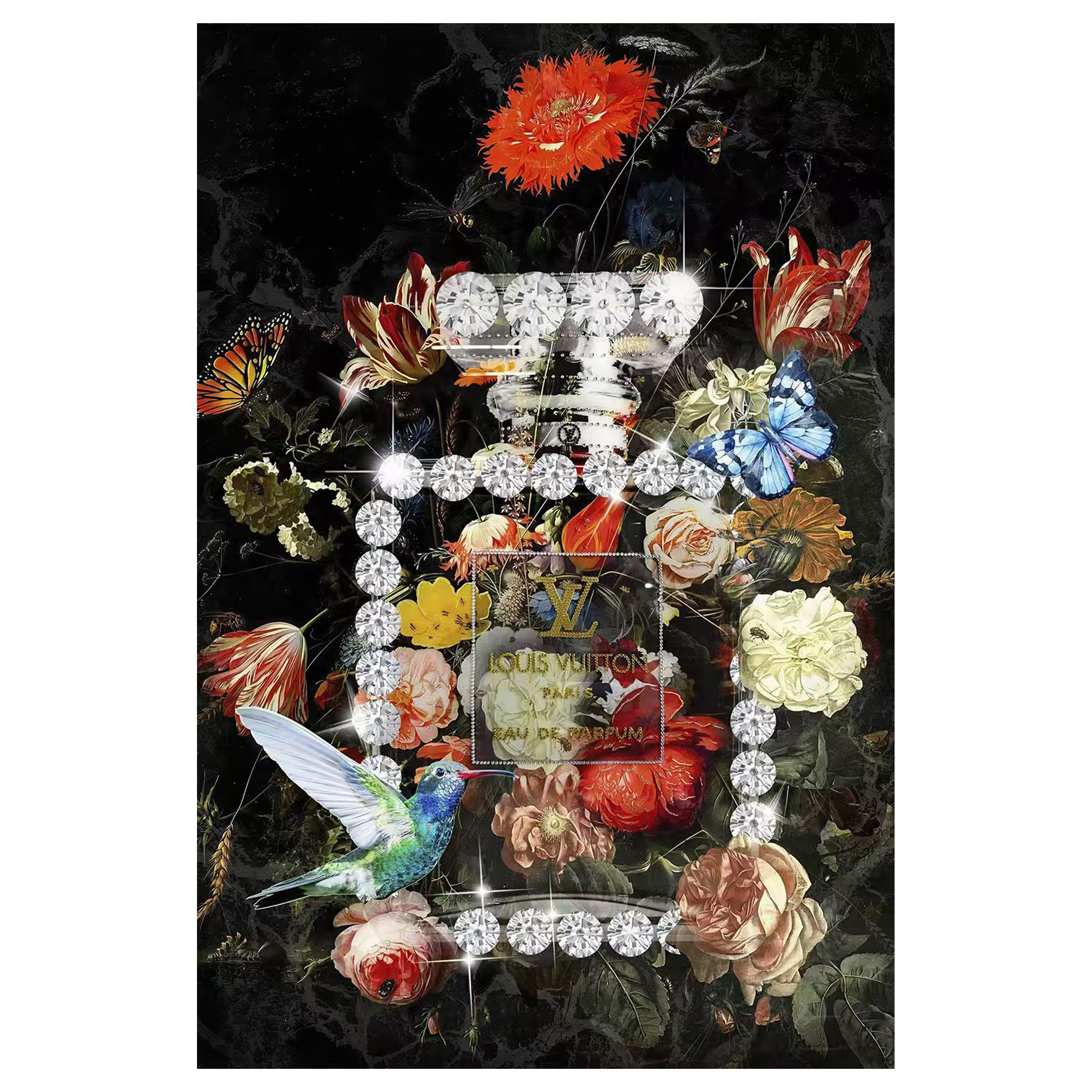 Glasbild Flacon Couleur