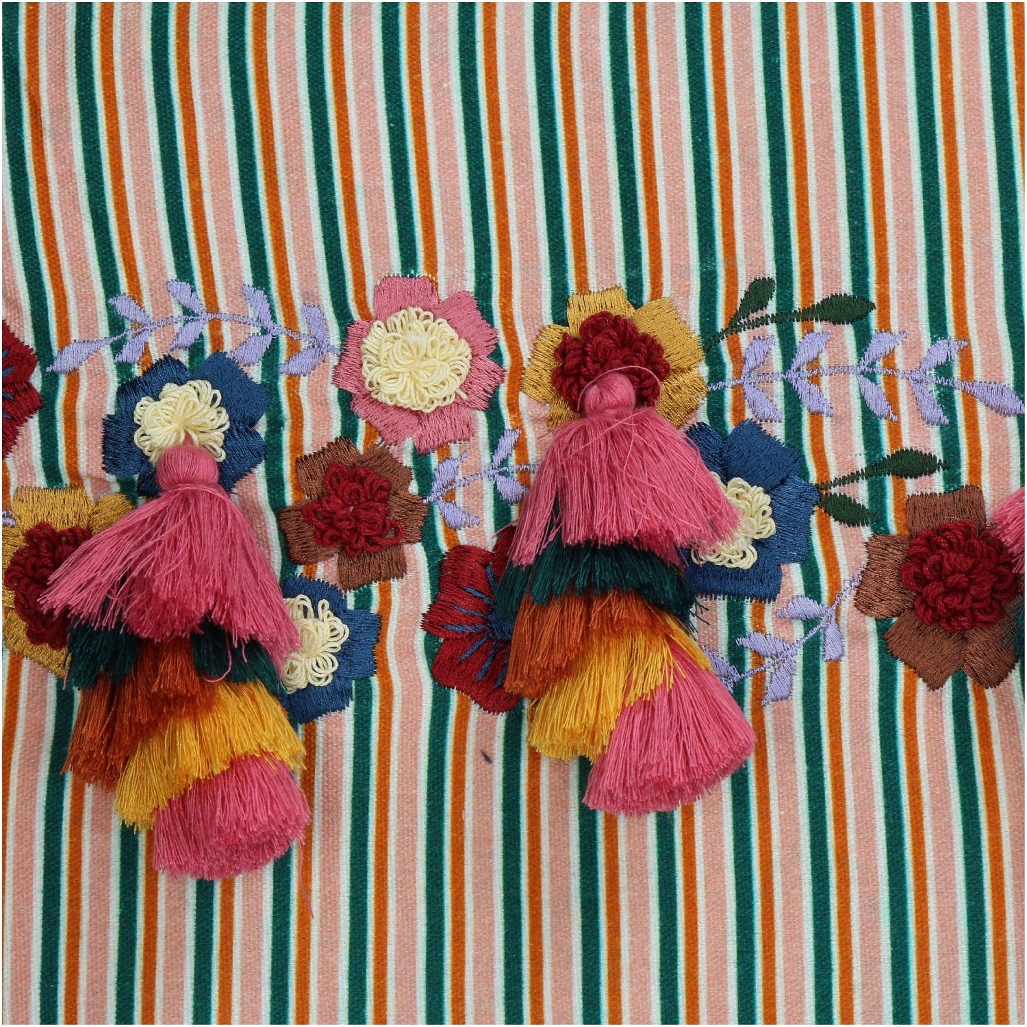 Zierkissen incl. Inlet Tassels