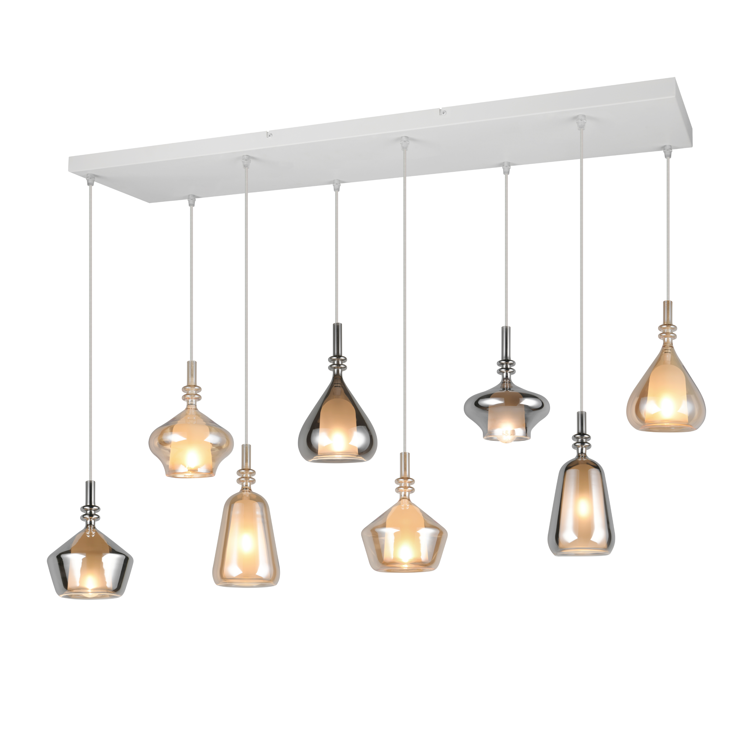 Pendelleuchte  8-flg. Aladin