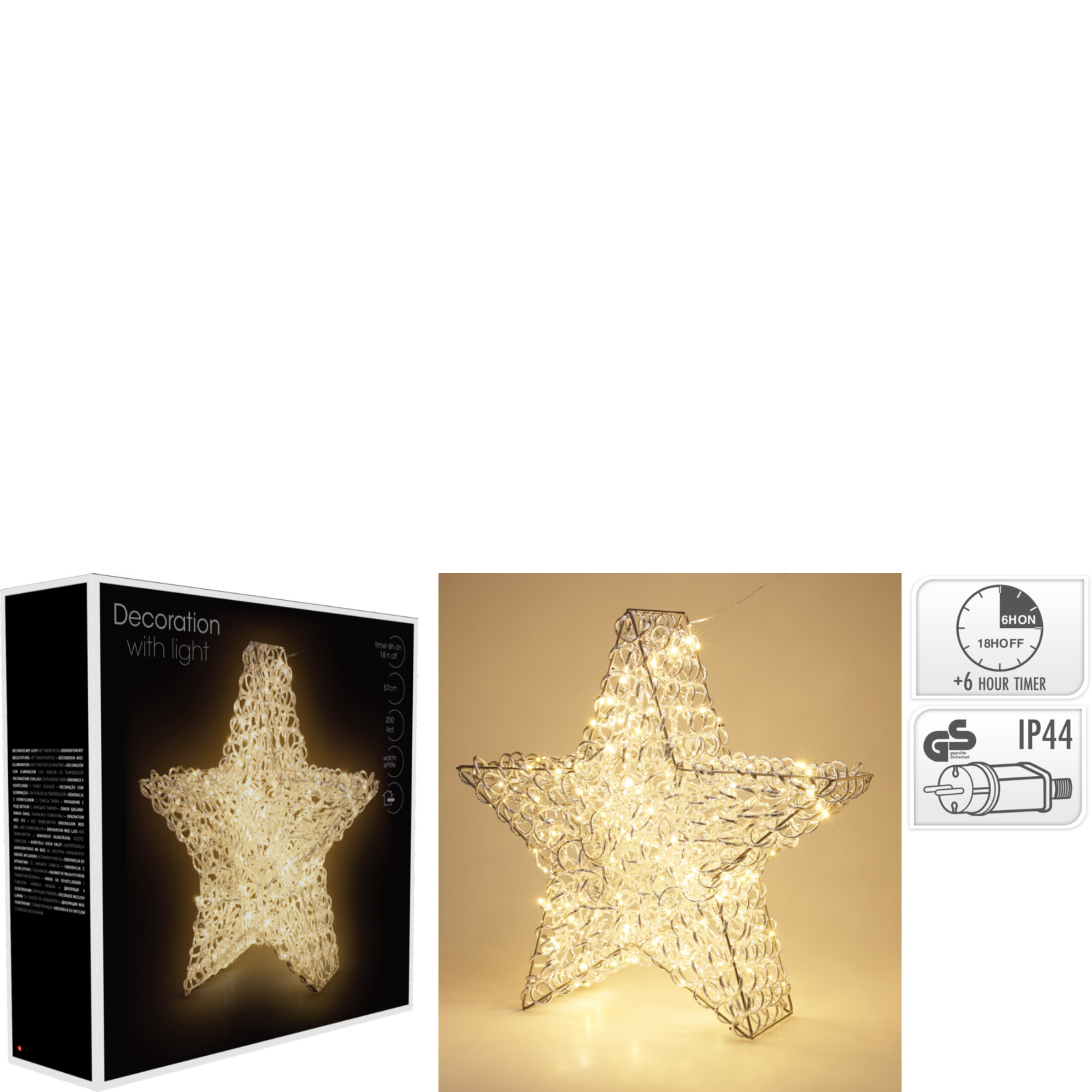 LED-Stern Silverlight