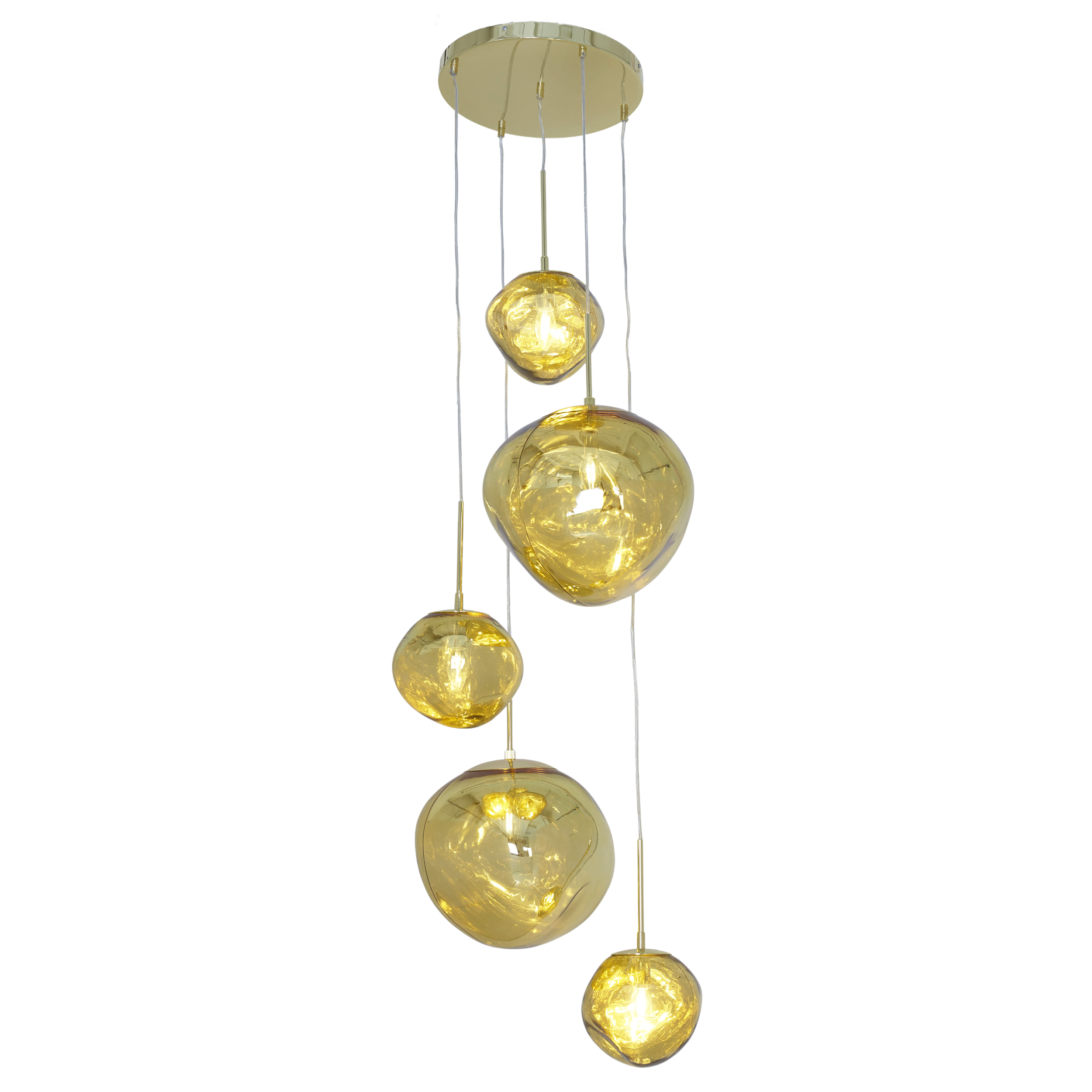 Hängeleuchte 5-flammig Brilliant Stone