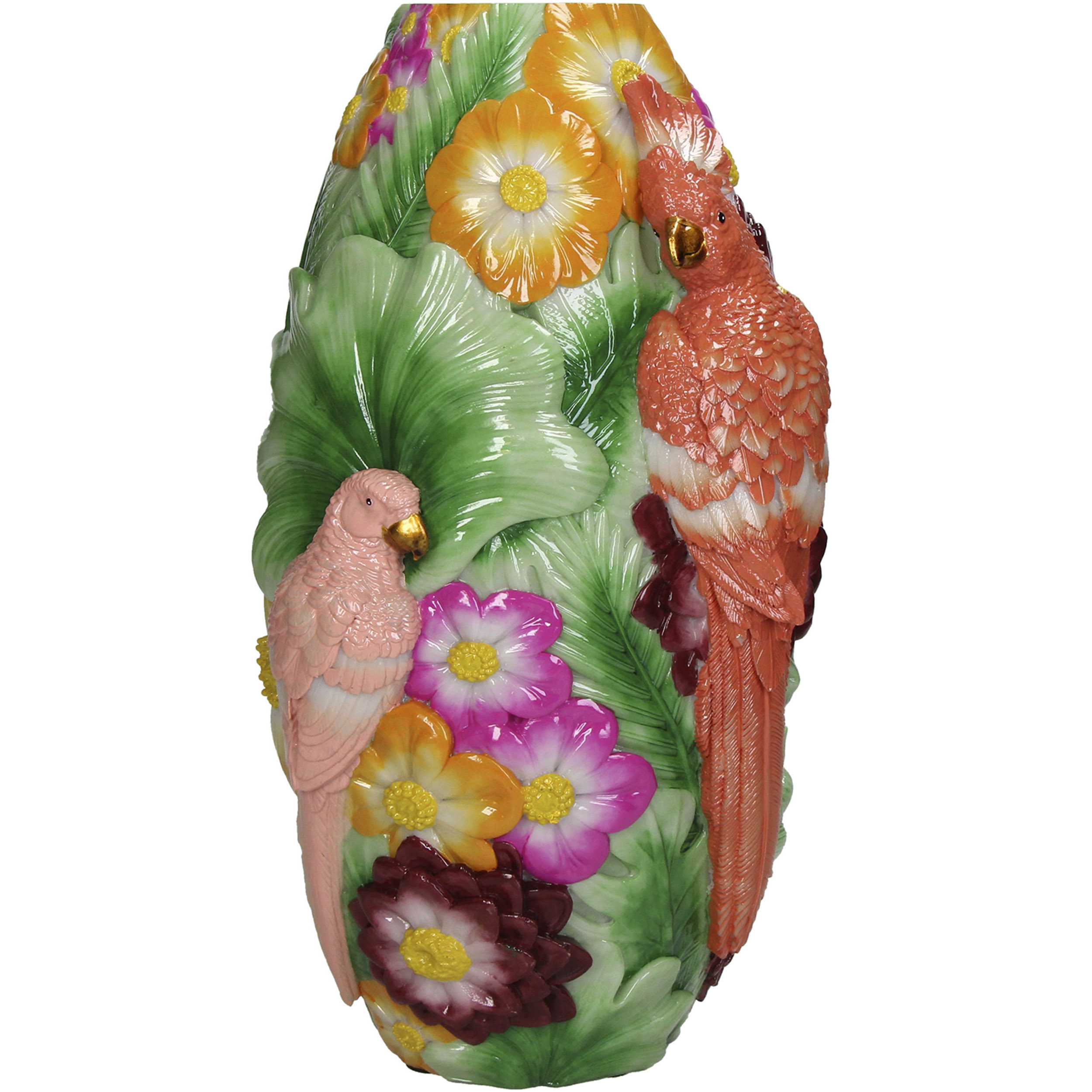Vase Two Parrots