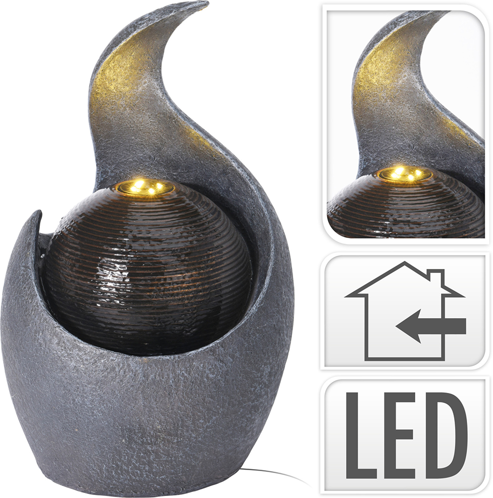 Zimmerbrunnen mit LED-Licht Modern