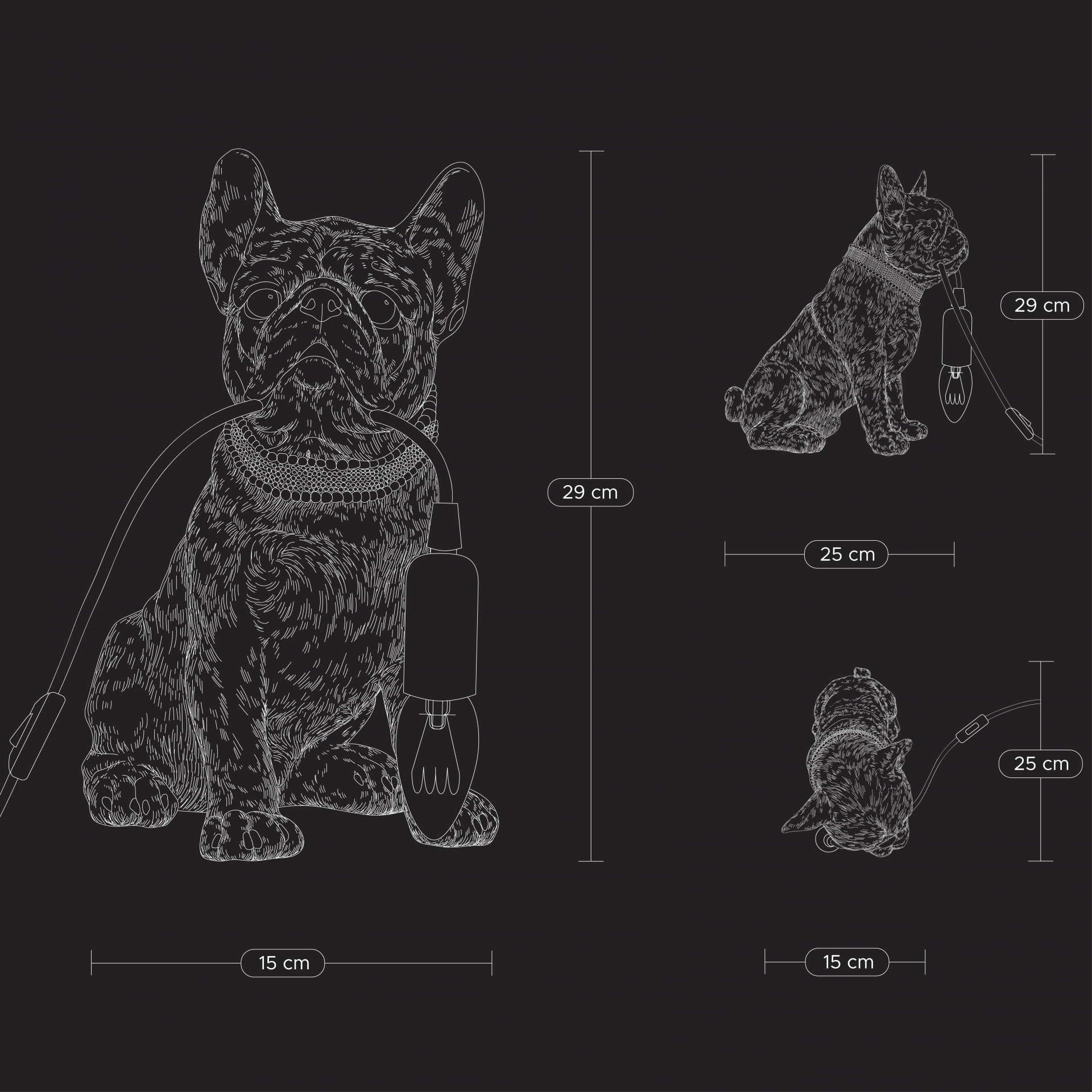 Tischleuchte Bulldog Tischleuchte Bulldog