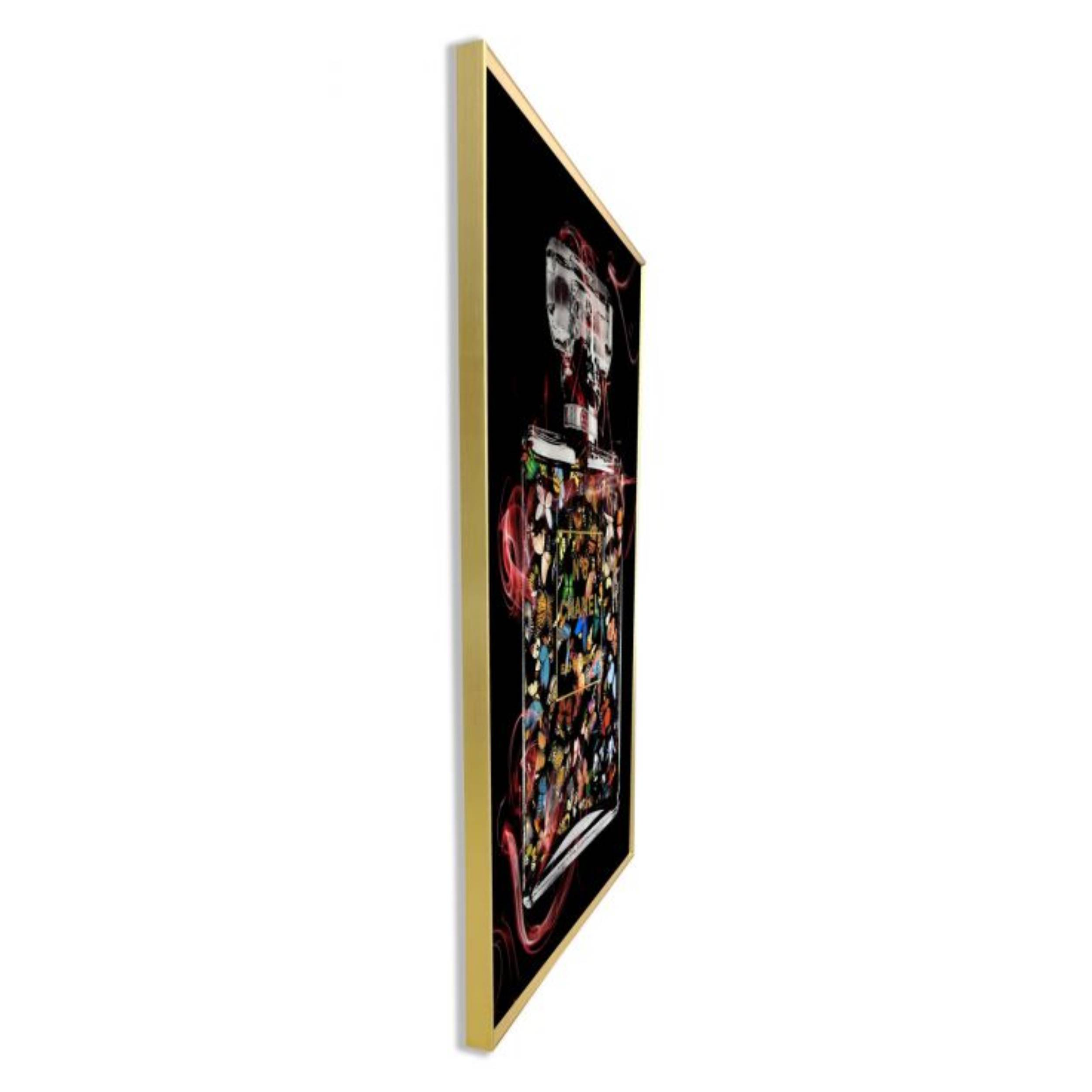 Wandbild Flacon Butterfly