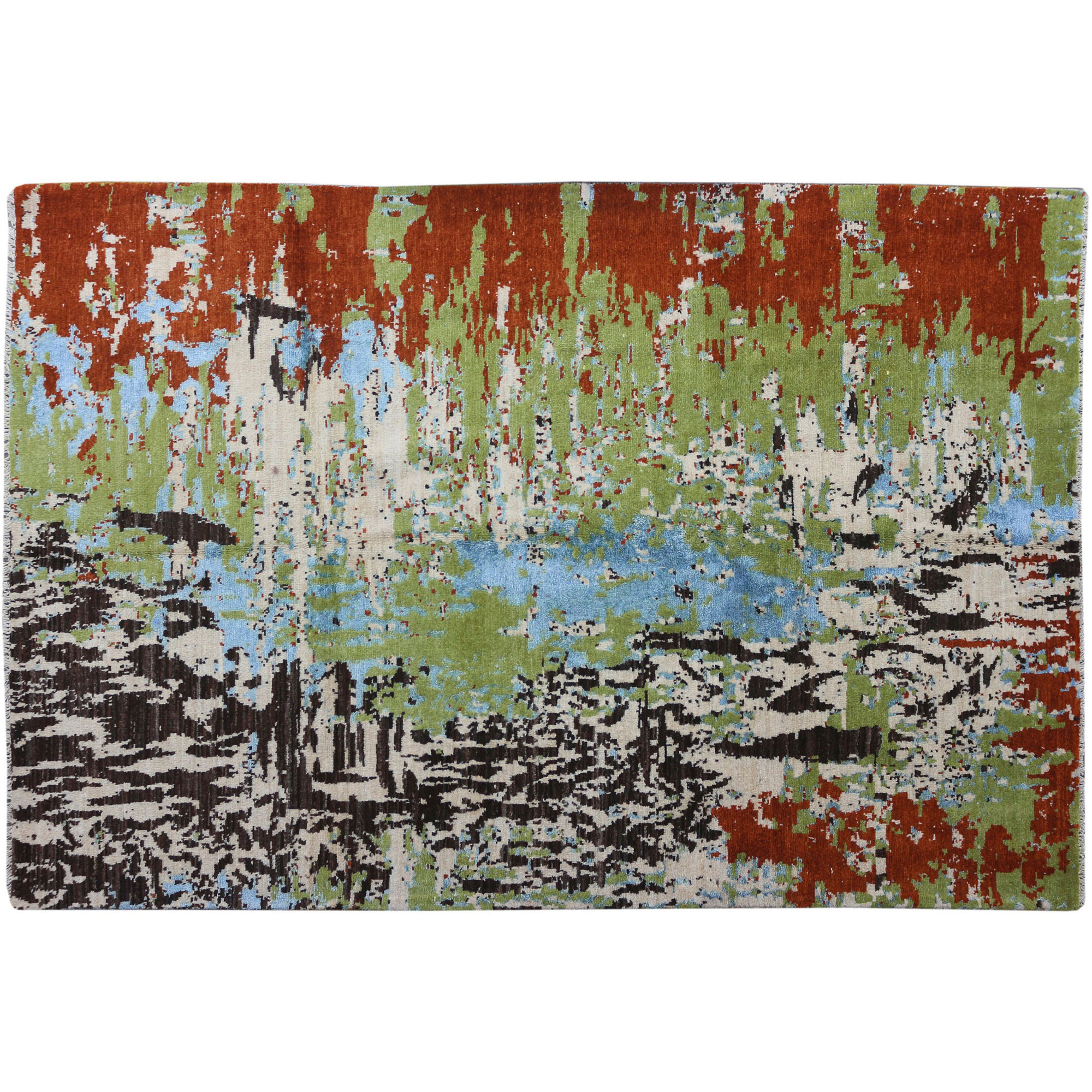 Handgefertigter Teppich Abstract V
