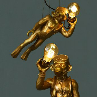 Hängeleuchte  1-flg. Monkey Diver