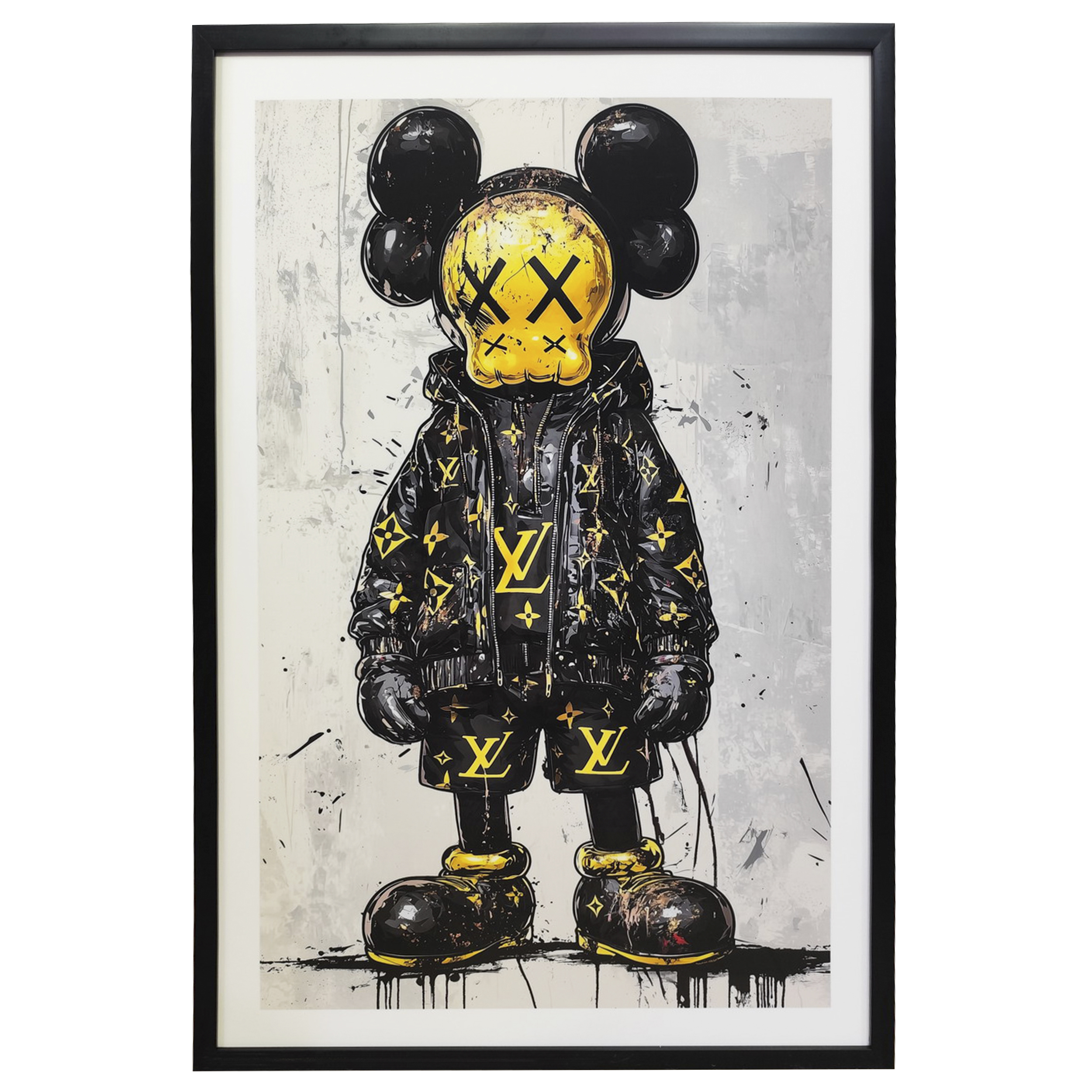 Wandbild Black Mouse