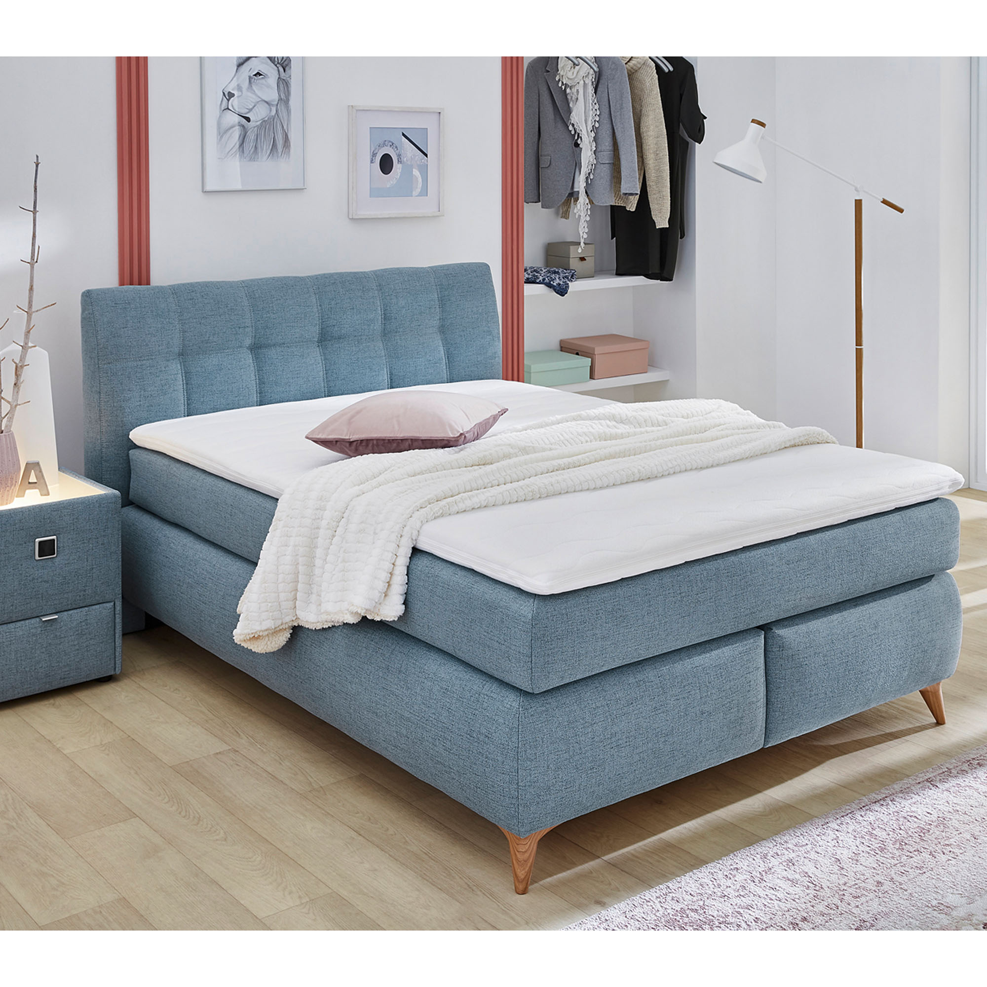 Boxspringbett  140x200cm Nicki