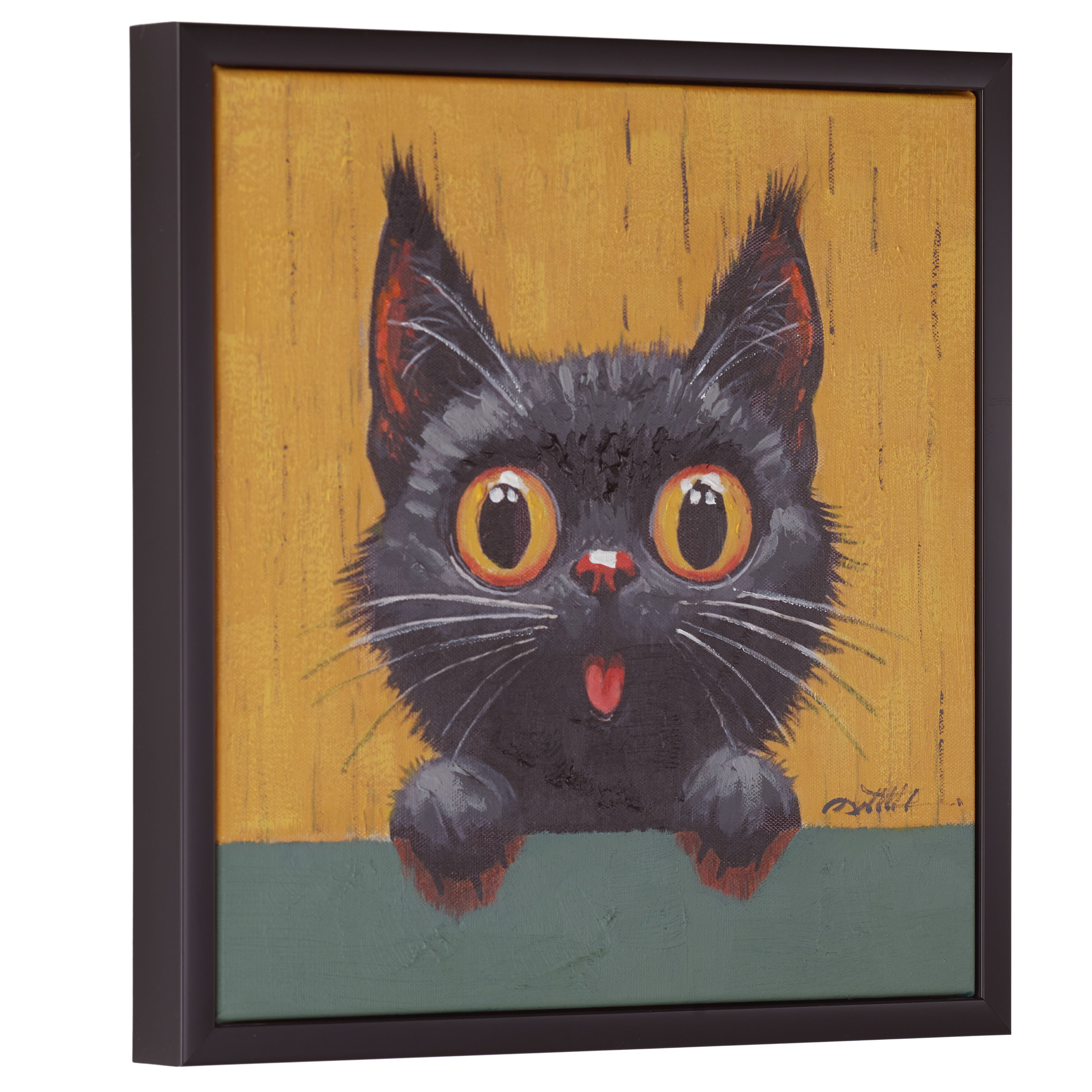Bild handgemalt Cats eye