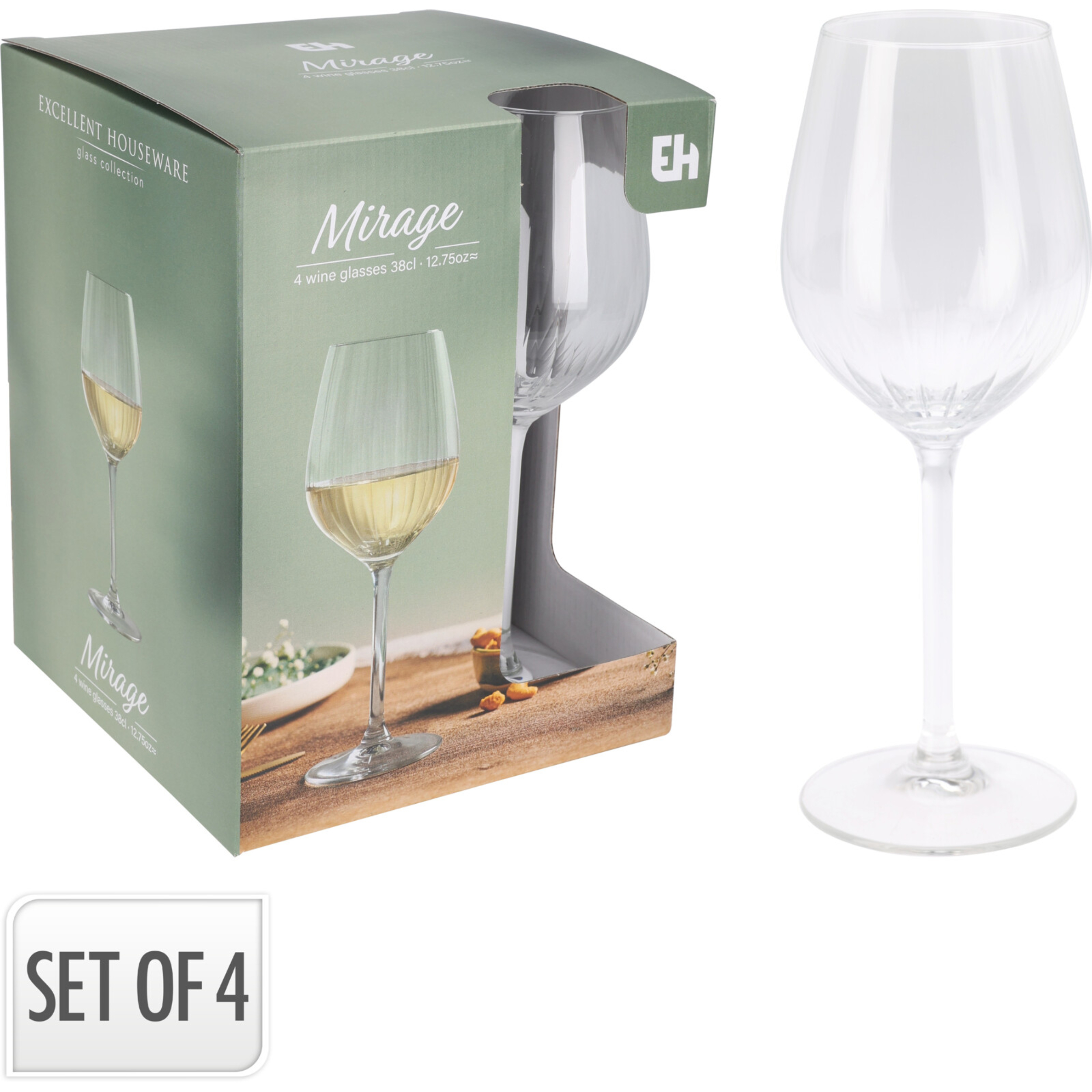 Weißweingläser  4-er-Set Mirage