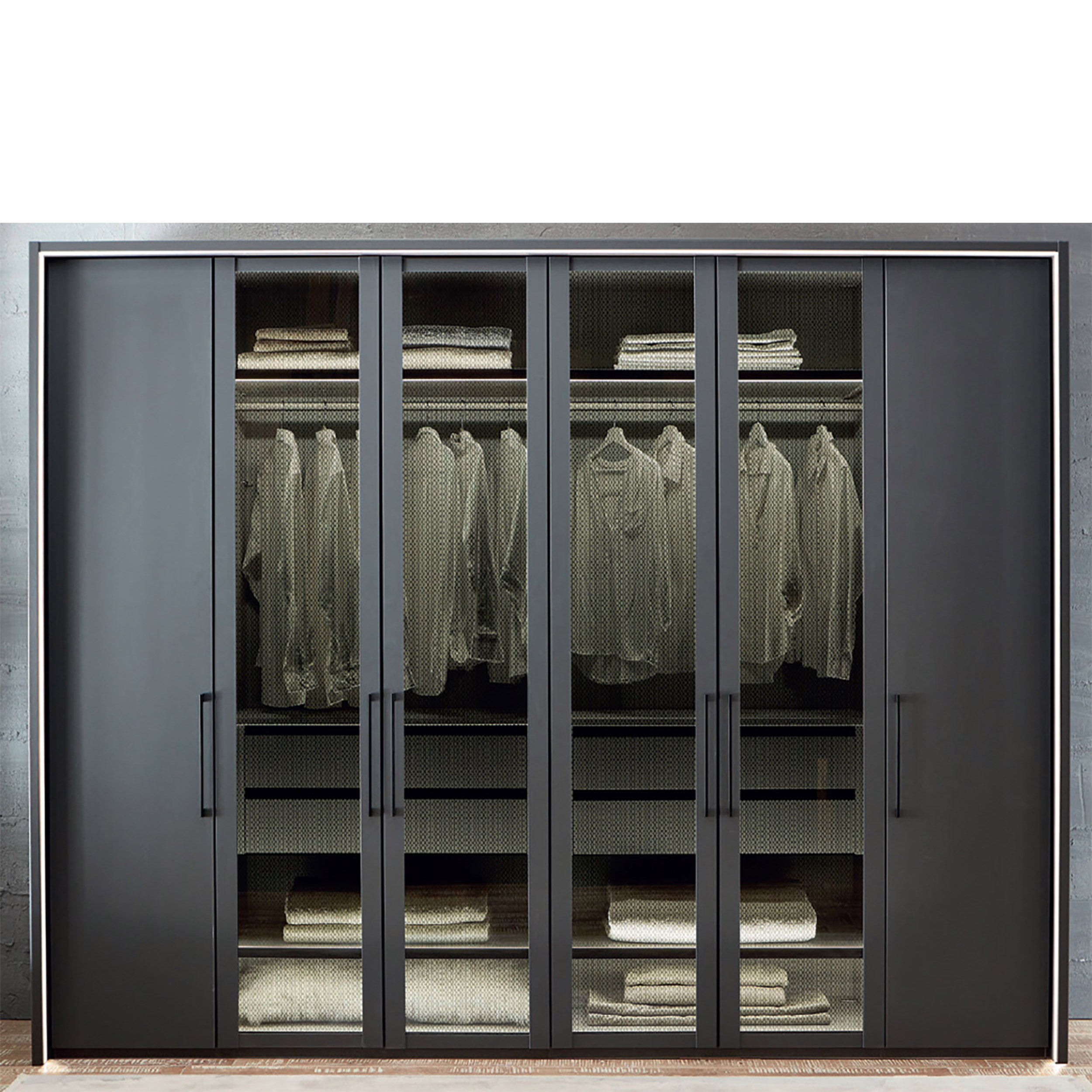Drehtürenkleiderschrank 6-trg. Sofia