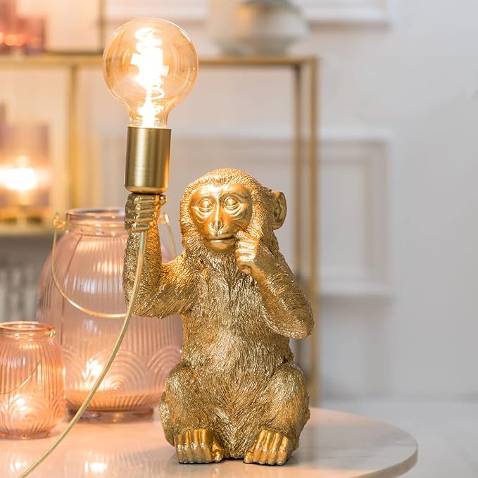 Tischleuchte  1-flg. Sitting Monkey